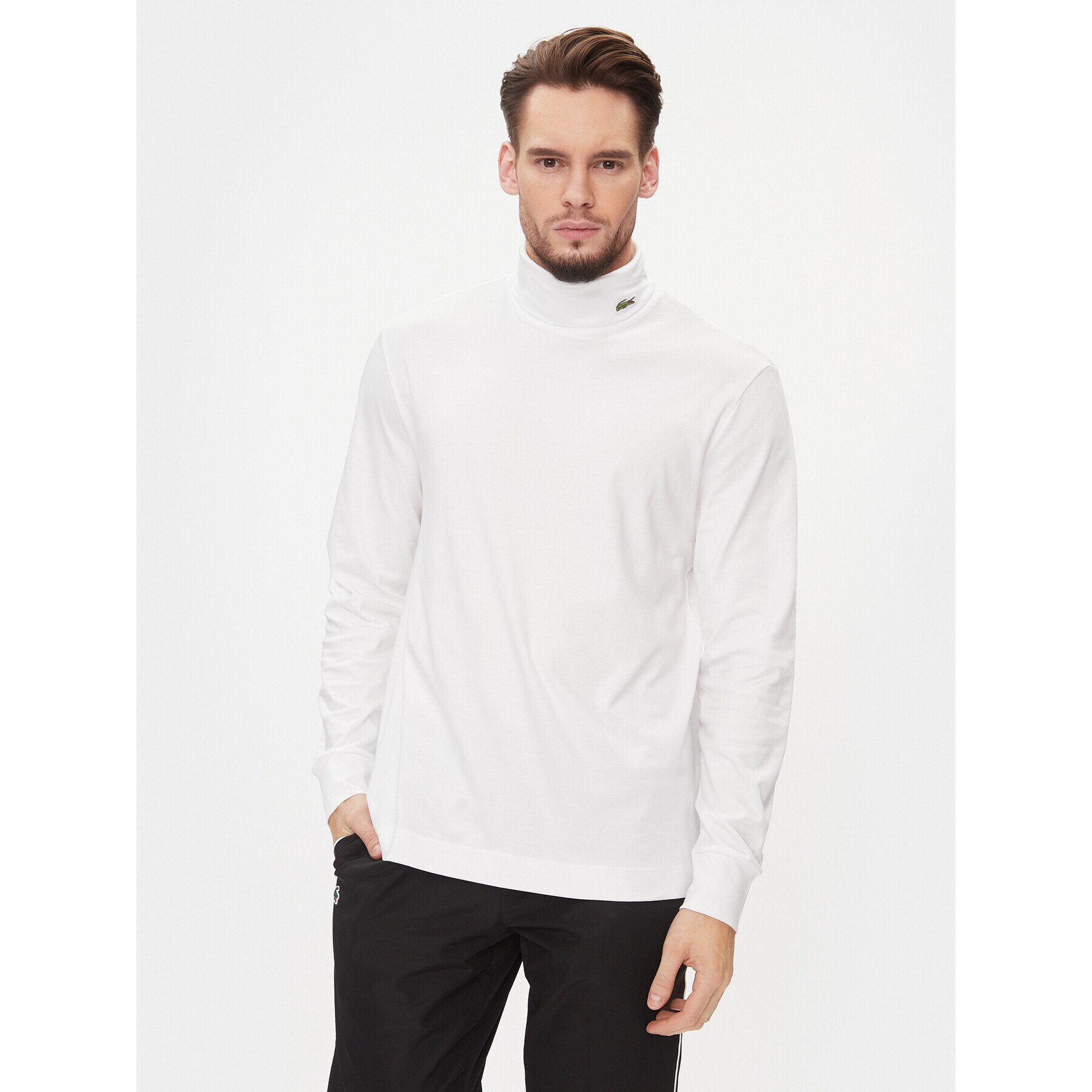 Lacoste Поло UH0223 Бял Regular Fit - Pepit.bg