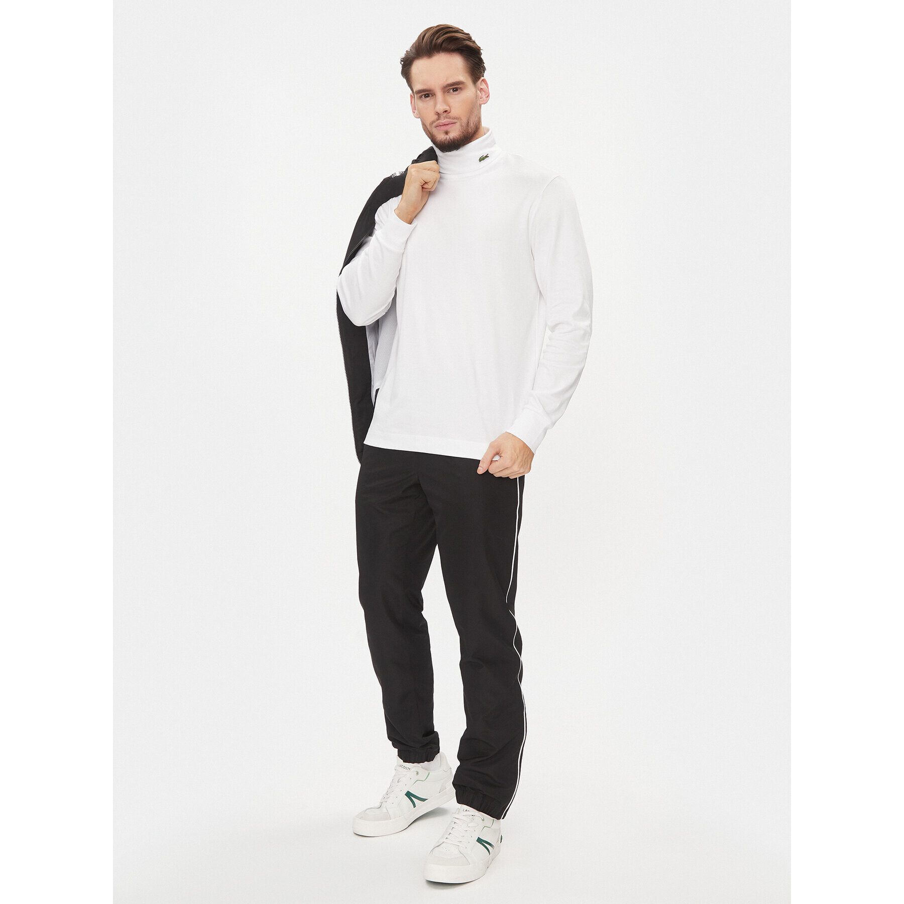 Lacoste Поло UH0223 Бял Regular Fit - Pepit.bg