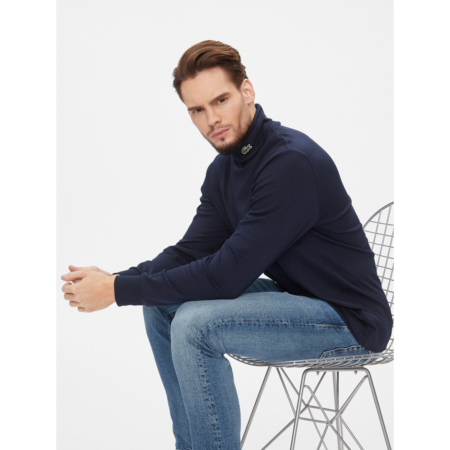 Lacoste Поло UH0223 Тъмносин Regular Fit - Pepit.bg