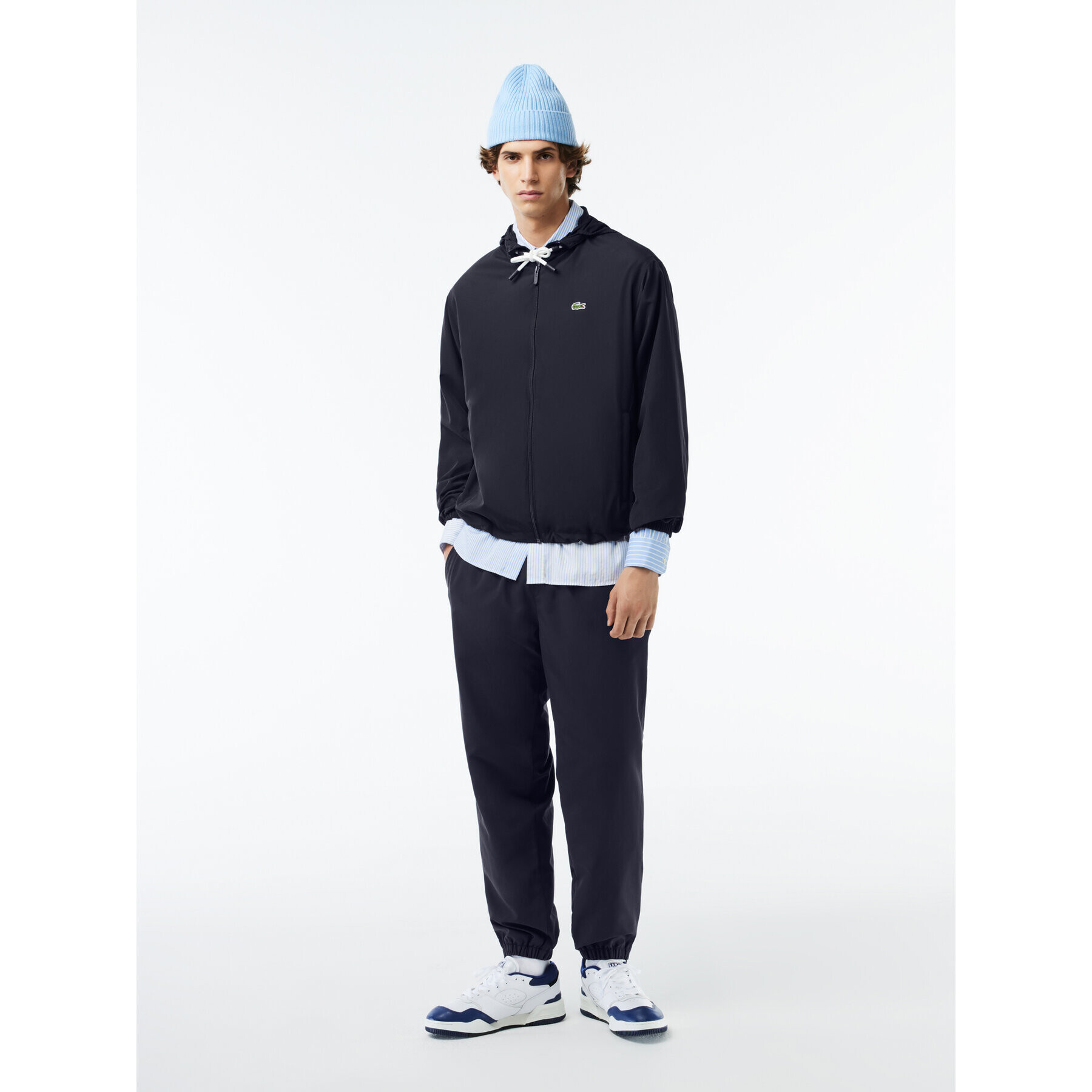 Lacoste Преходно яке BH1679 Тъмносин Regular Fit - Pepit.bg