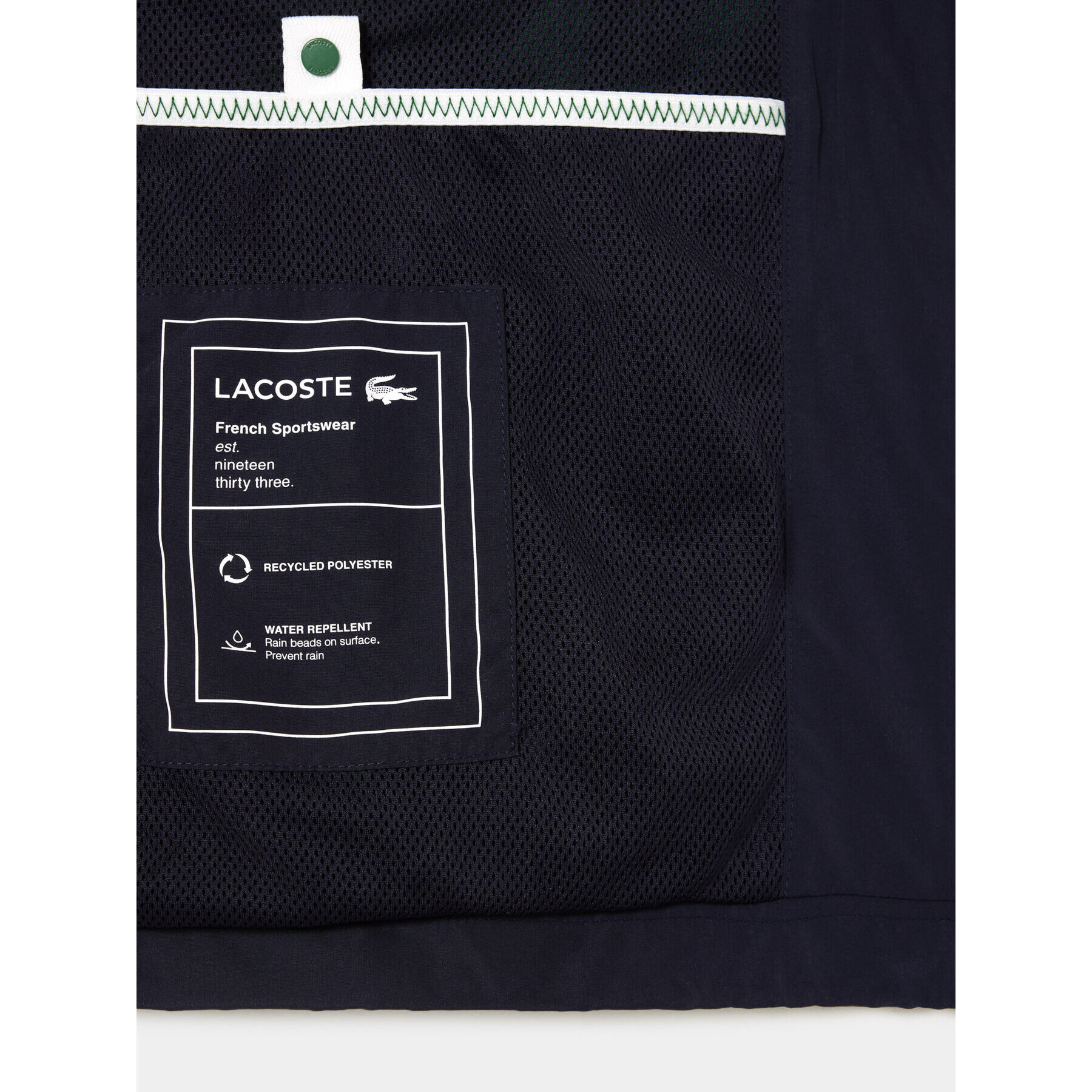 Lacoste Преходно яке BH1679 Тъмносин Regular Fit - Pepit.bg