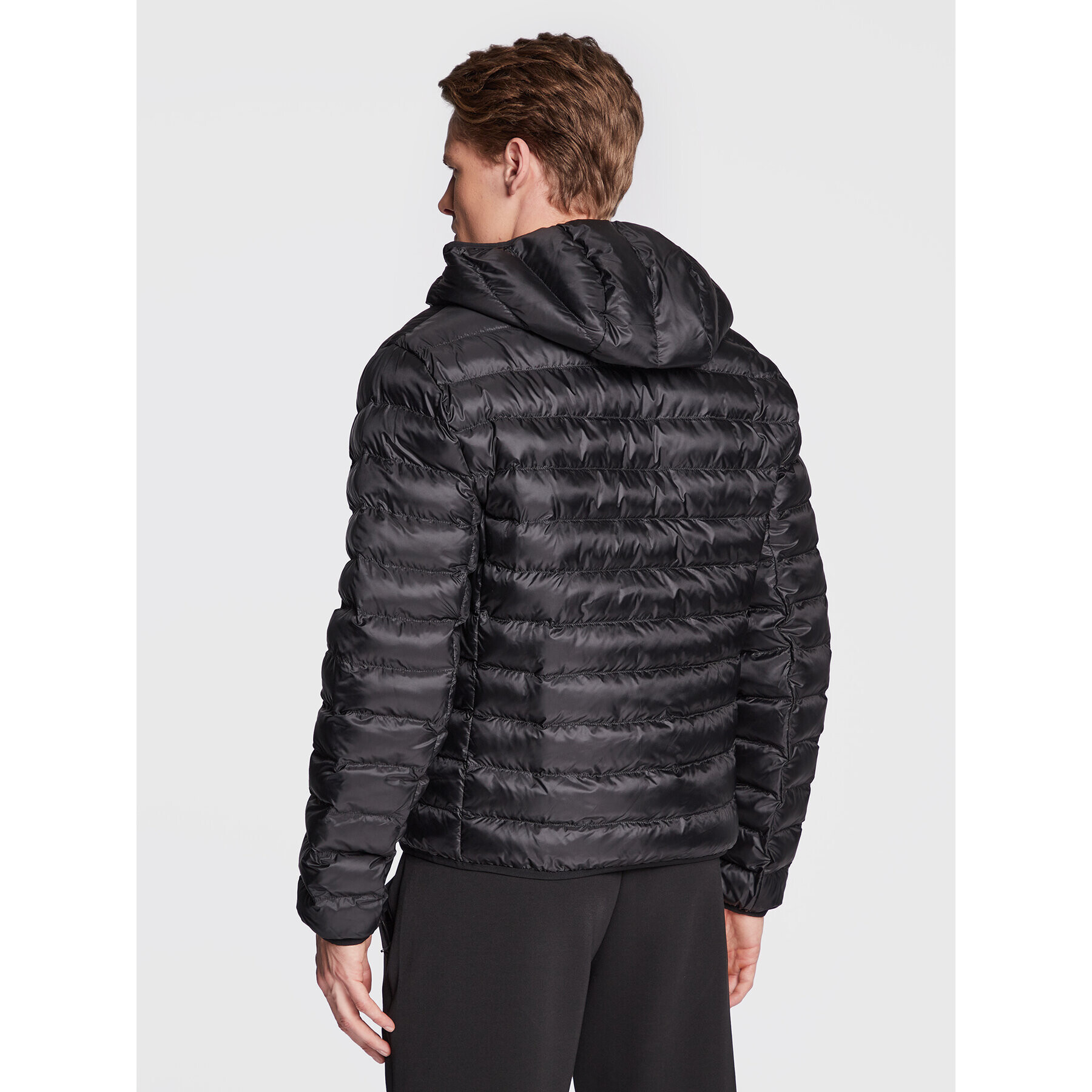 Lacoste Пухено яке BH0539 Черен Regular Fit - Pepit.bg