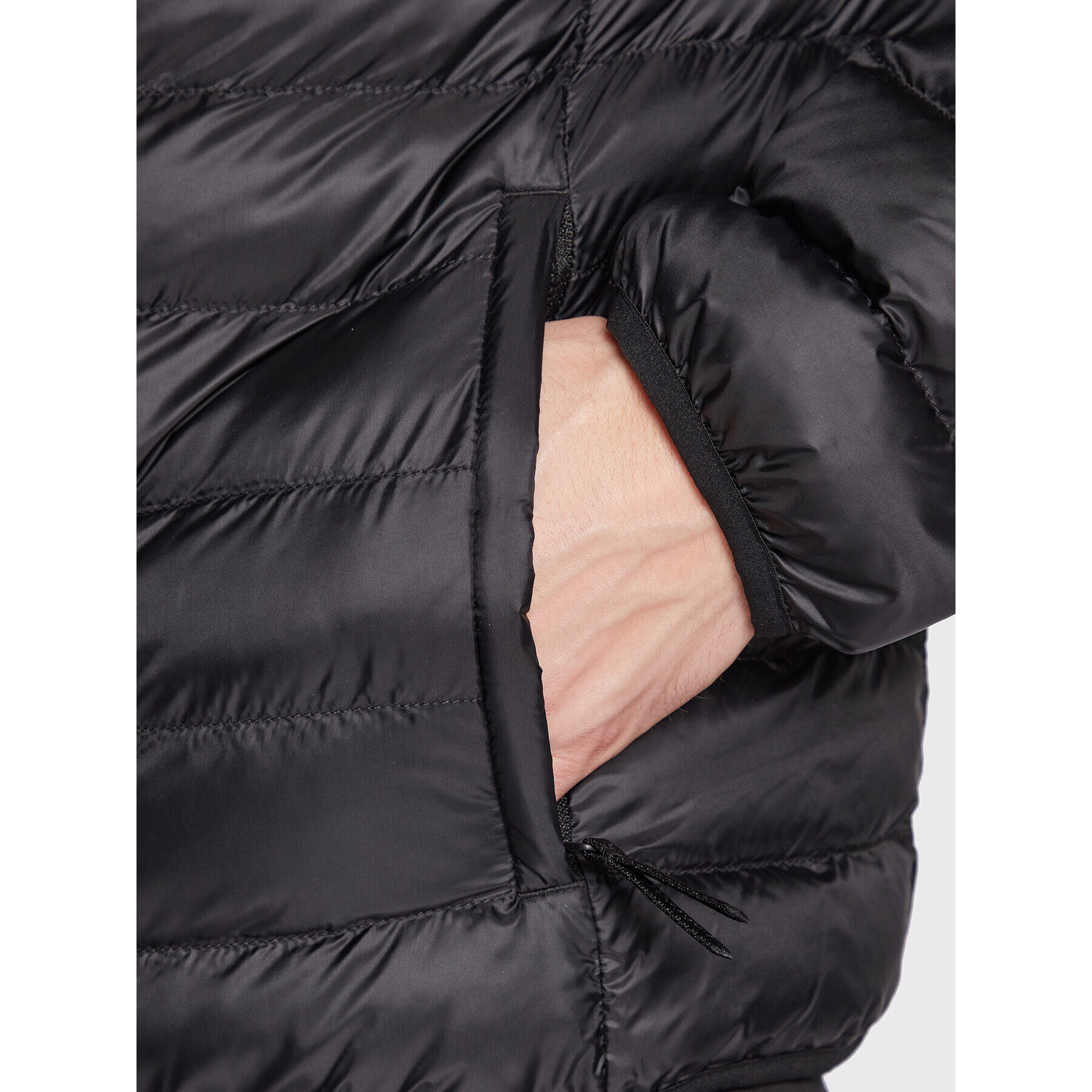Lacoste Пухено яке BH0539 Черен Regular Fit - Pepit.bg