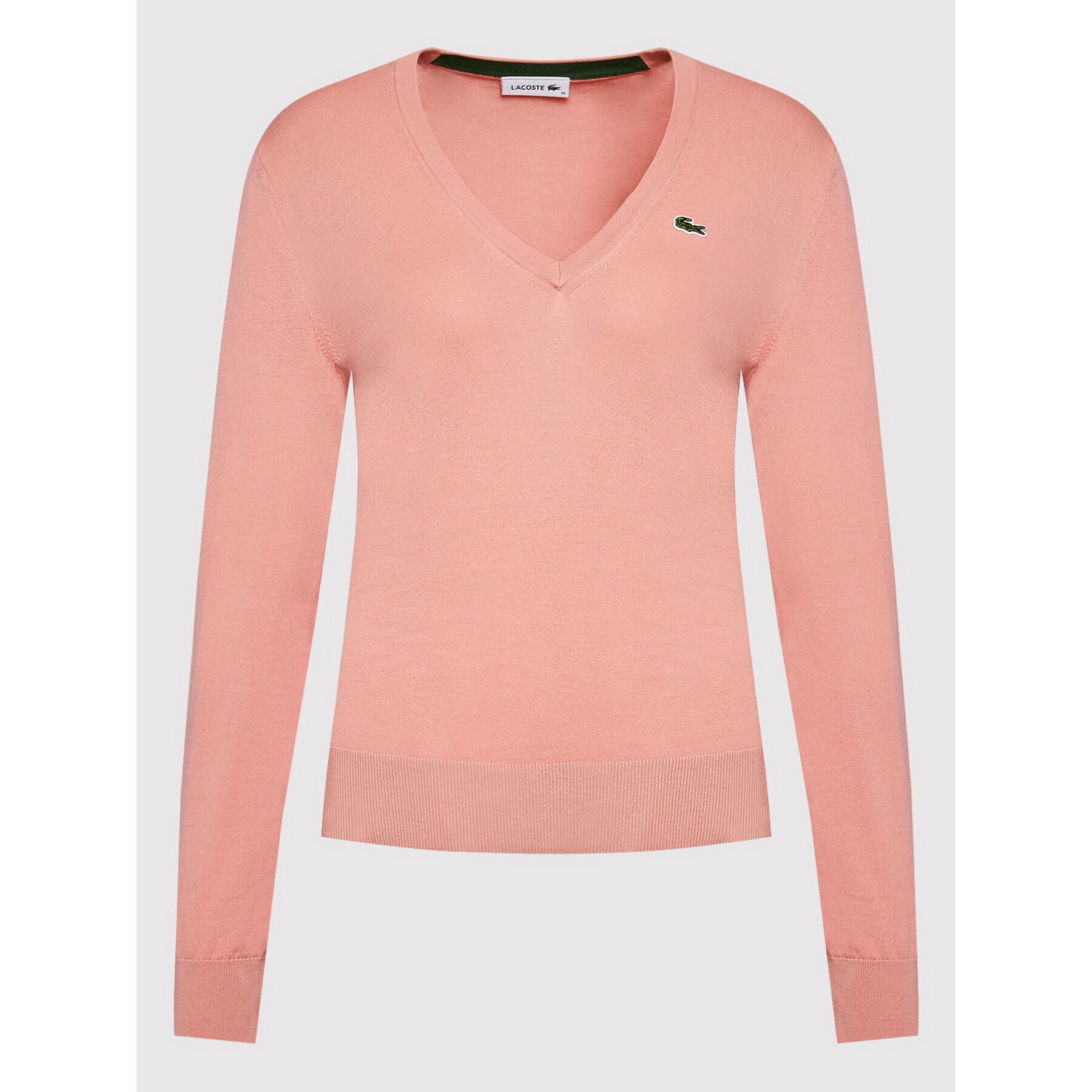 Lacoste Пуловер AF7013 Розов Regular Fit - Pepit.bg