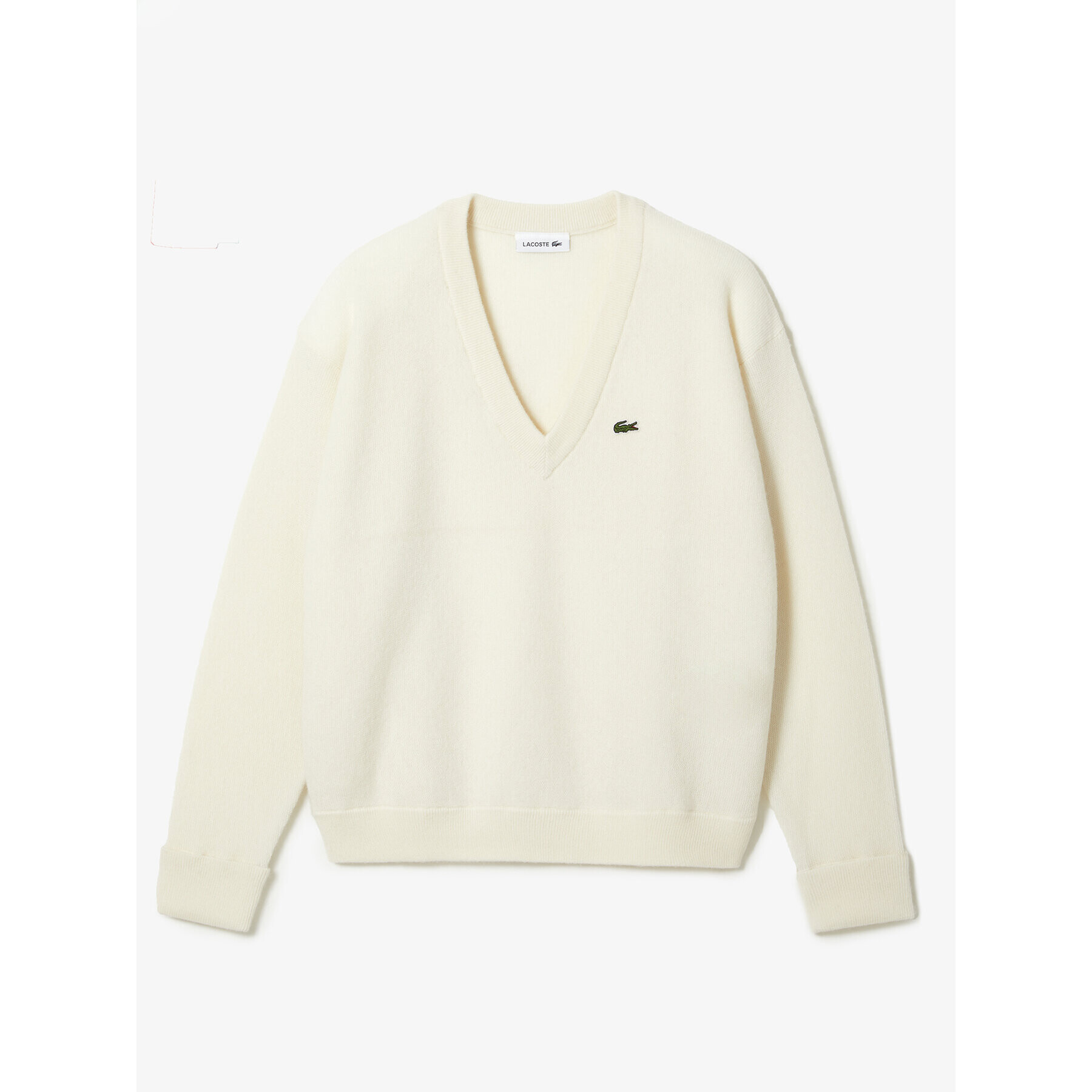 Lacoste Пуловер AF9554 Екрю Regular Fit - Pepit.bg