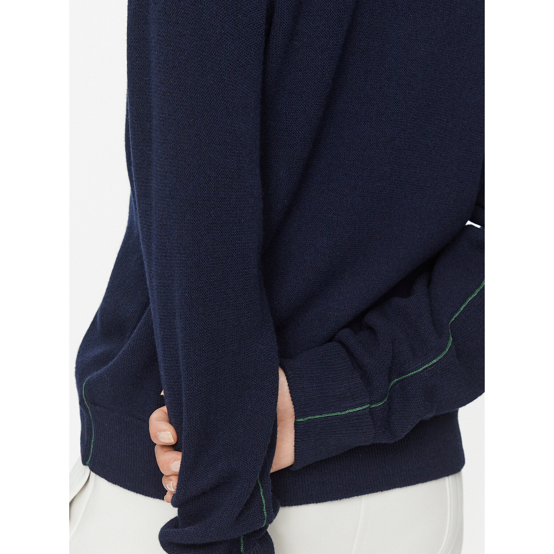 Lacoste Пуловер AF9554 Тъмносин Regular Fit - Pepit.bg