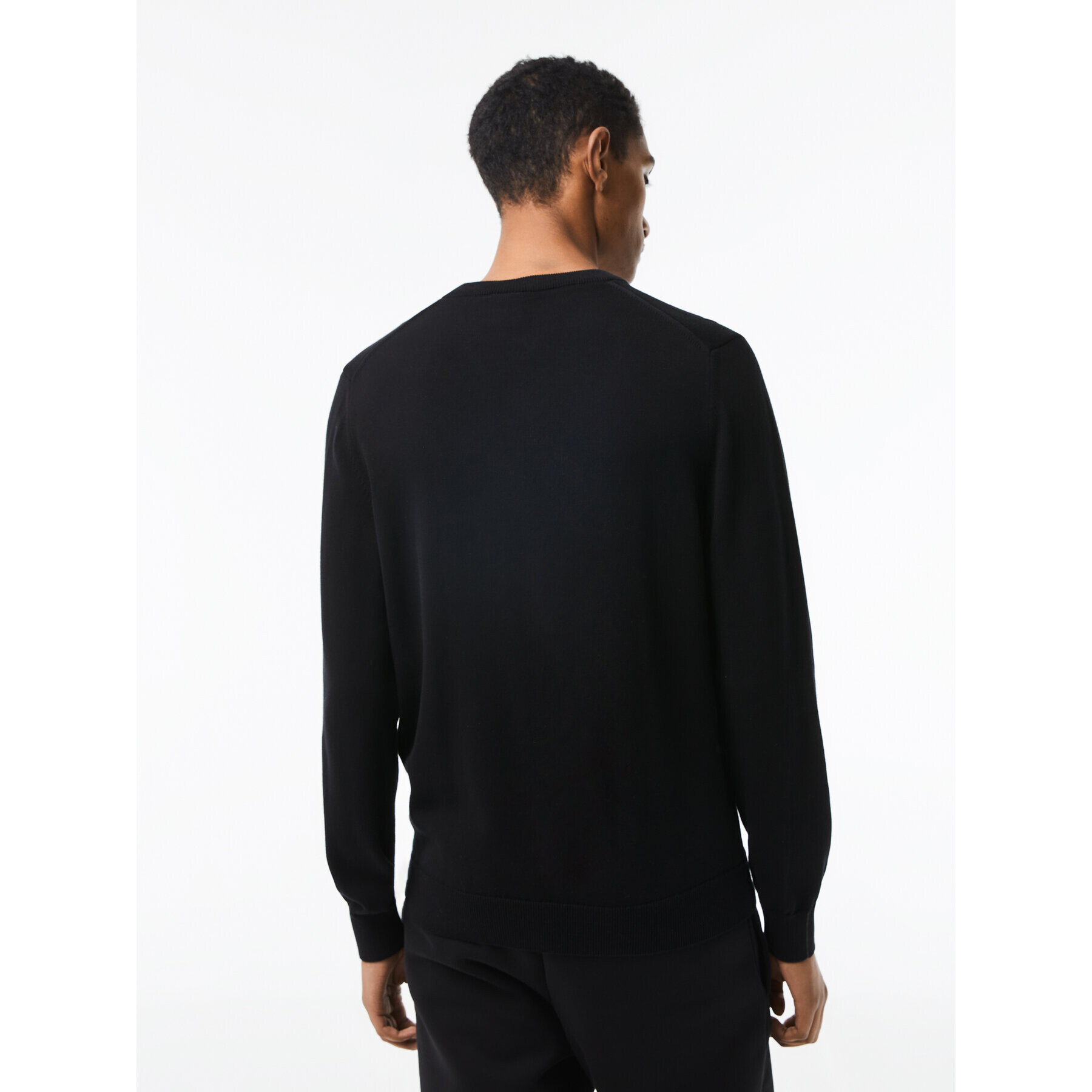 Lacoste Пуловер AH1951 Черен Regular Fit - Pepit.bg