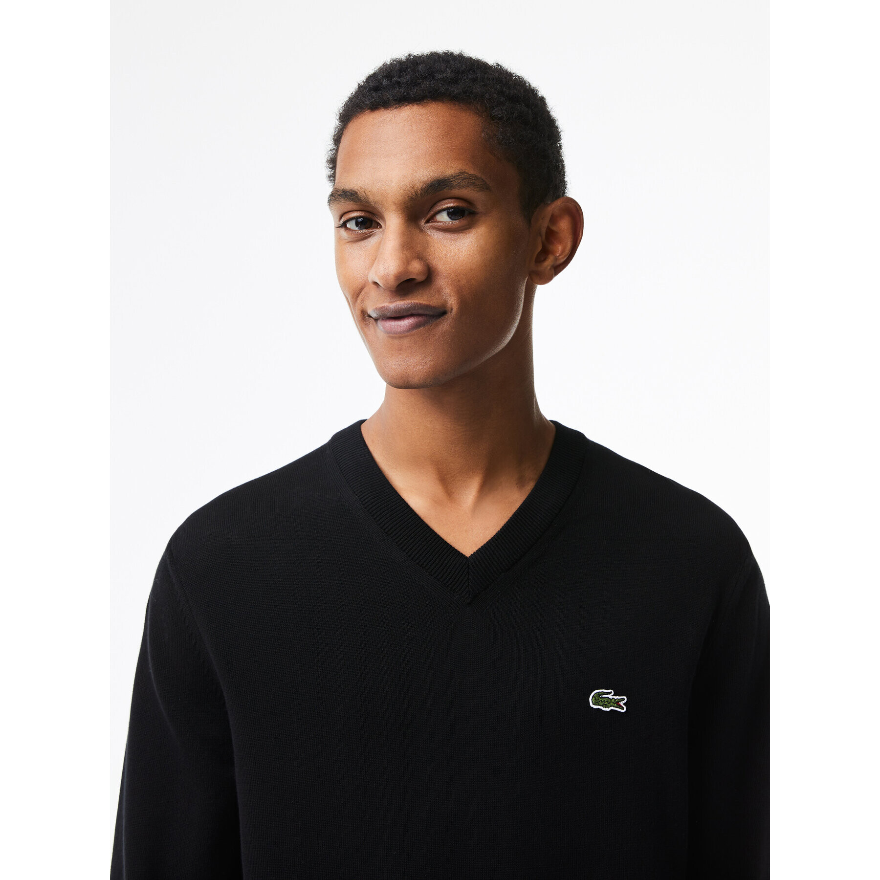 Lacoste Пуловер AH1951 Черен Regular Fit - Pepit.bg