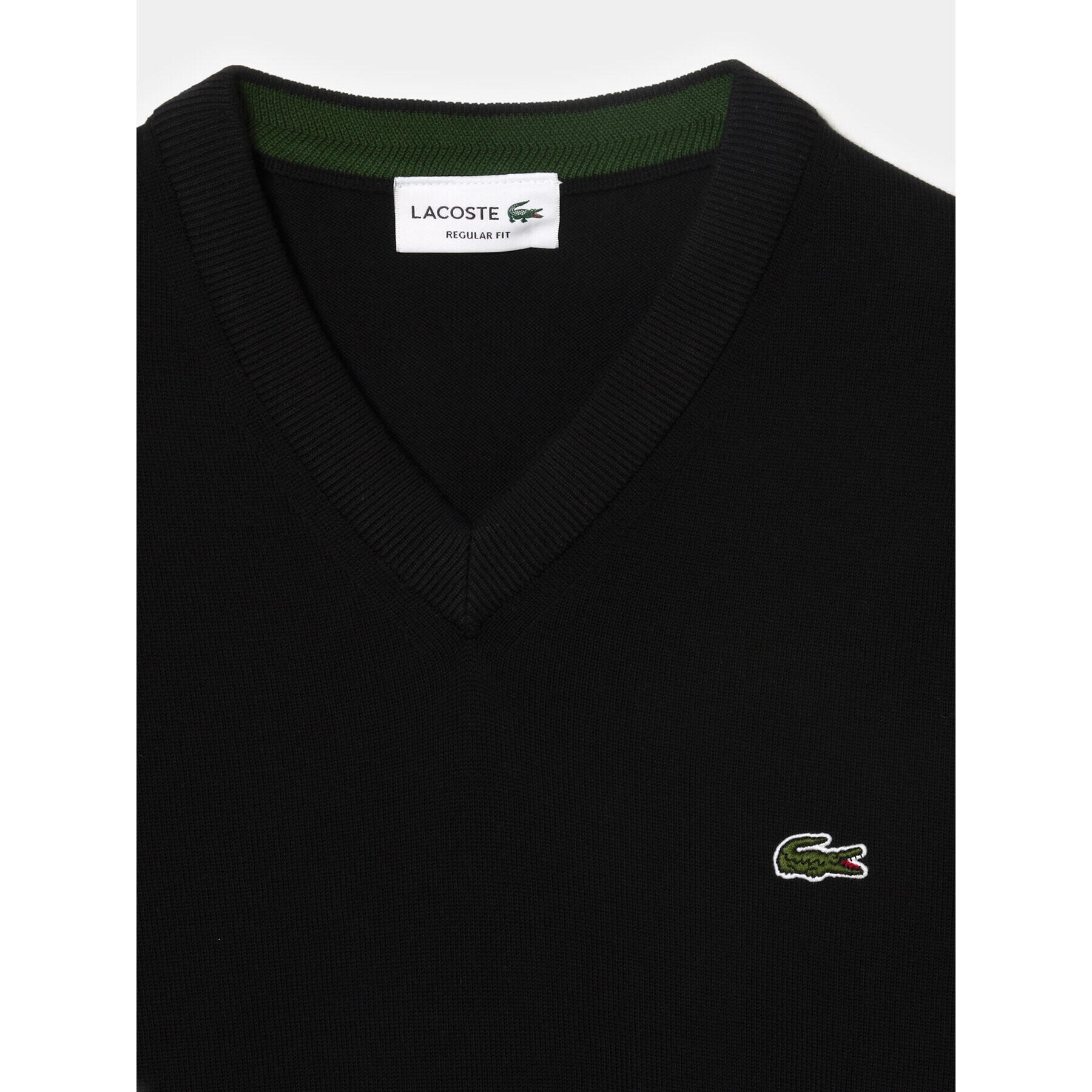 Lacoste Пуловер AH1951 Черен Regular Fit - Pepit.bg