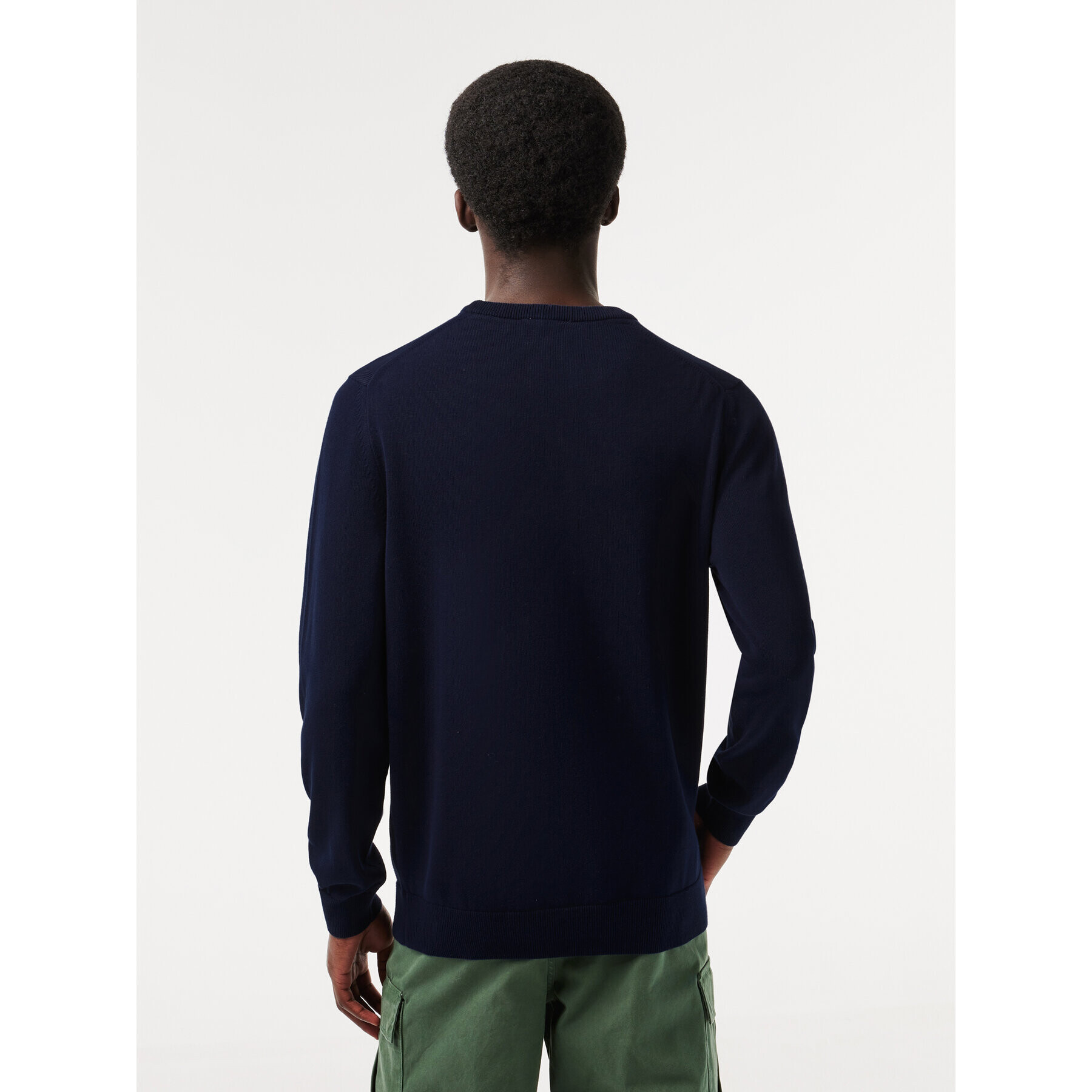 Lacoste Пуловер AH1985-166 Тъмносин Regular Fit - Pepit.bg