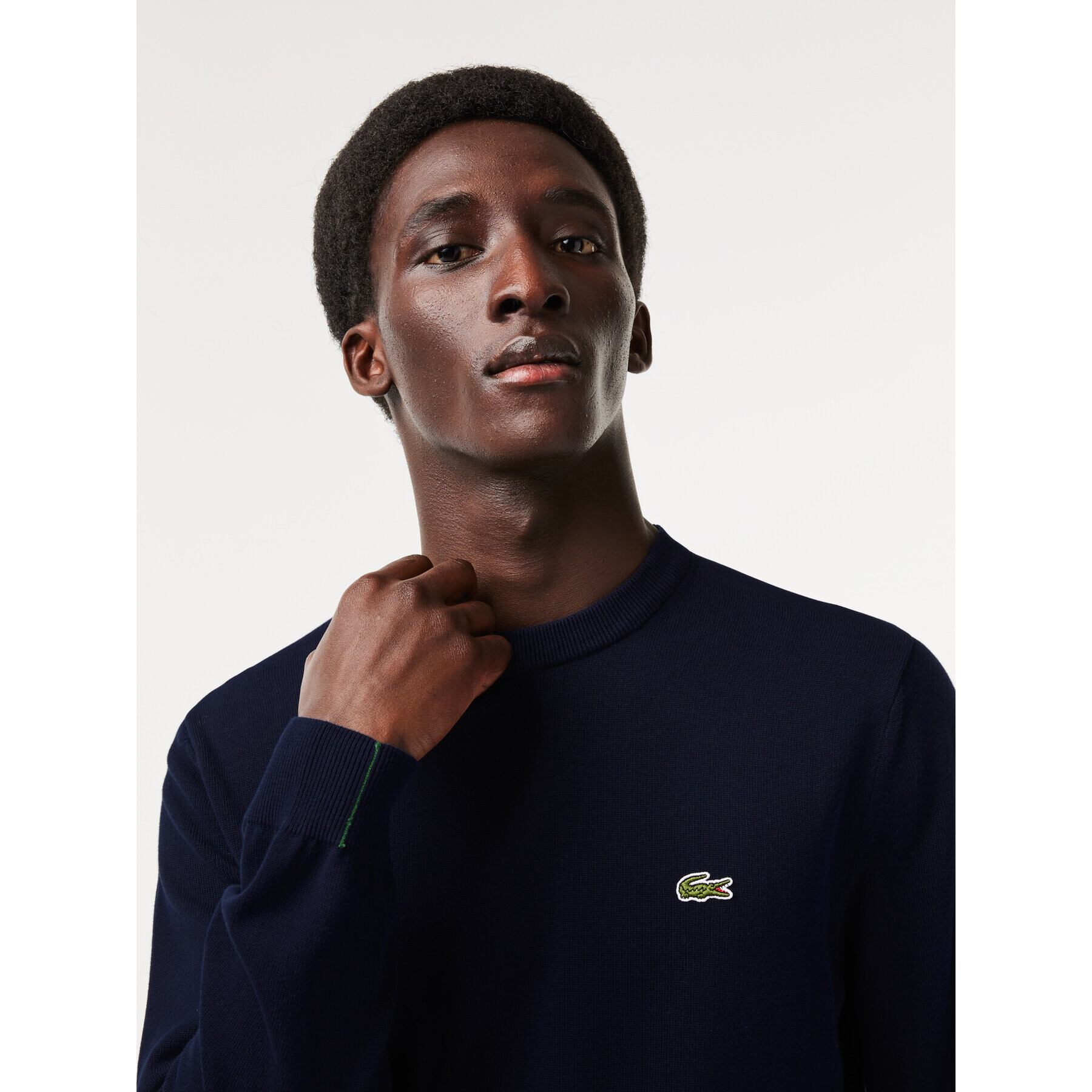 Lacoste Пуловер AH1985-166 Тъмносин Regular Fit - Pepit.bg
