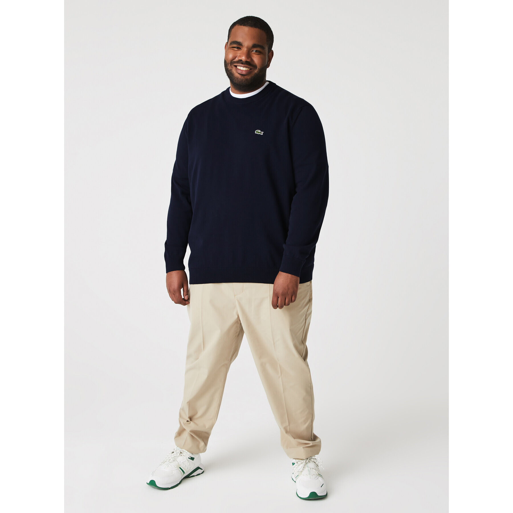 Lacoste Пуловер AH1985-166 Тъмносин Regular Fit - Pepit.bg