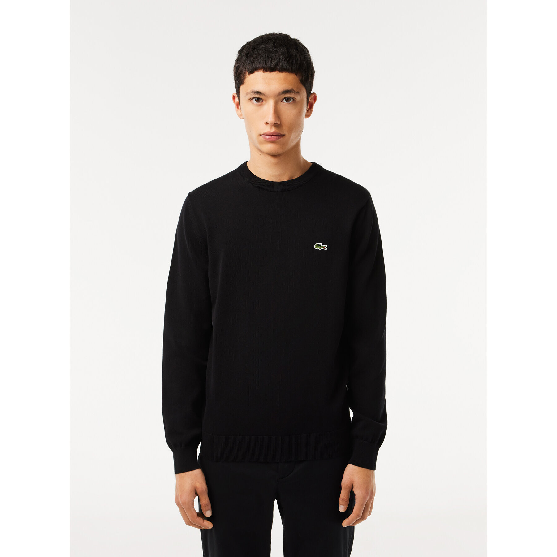 Lacoste Пуловер AH1985 Черен Regular Fit - Pepit.bg