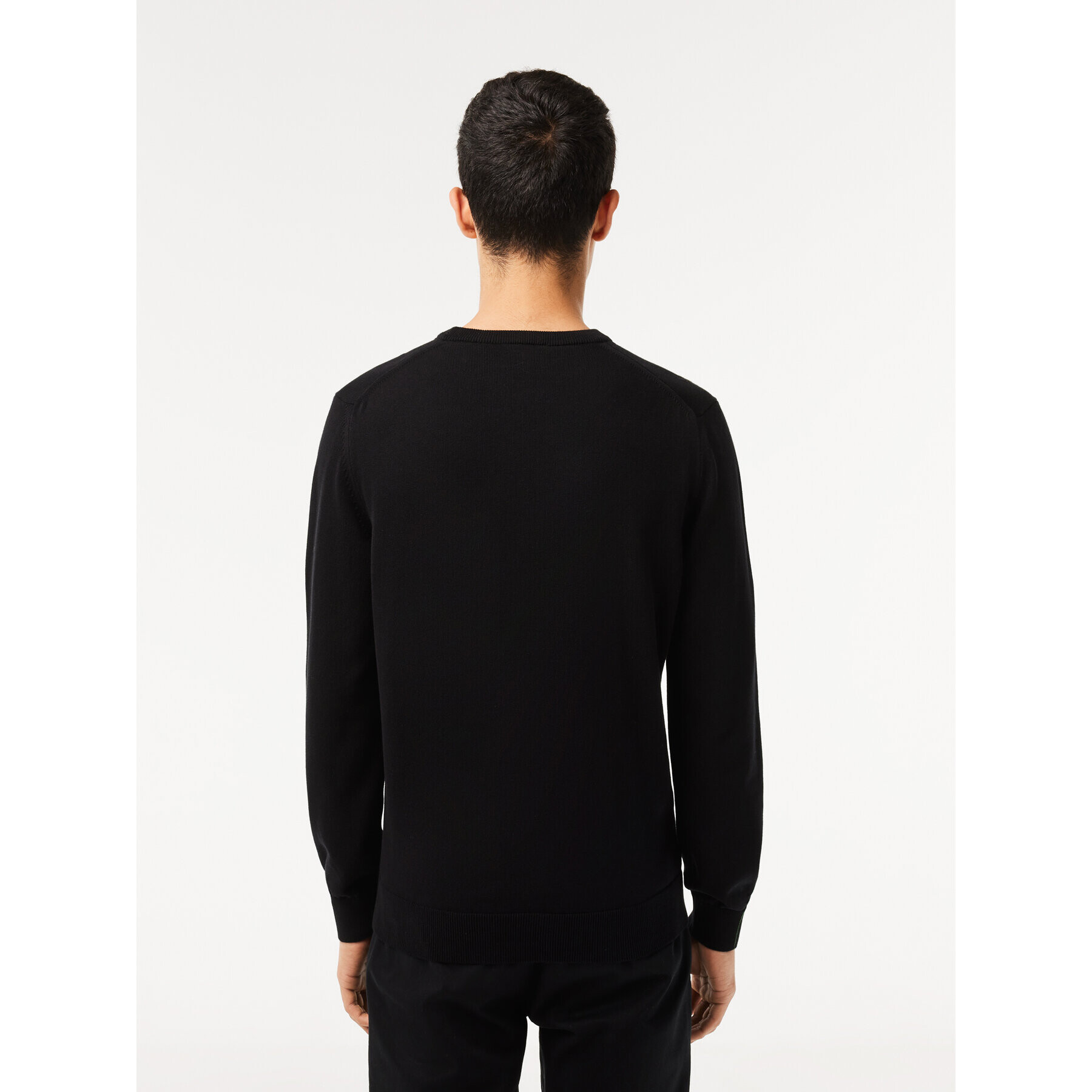 Lacoste Пуловер AH1985 Черен Regular Fit - Pepit.bg