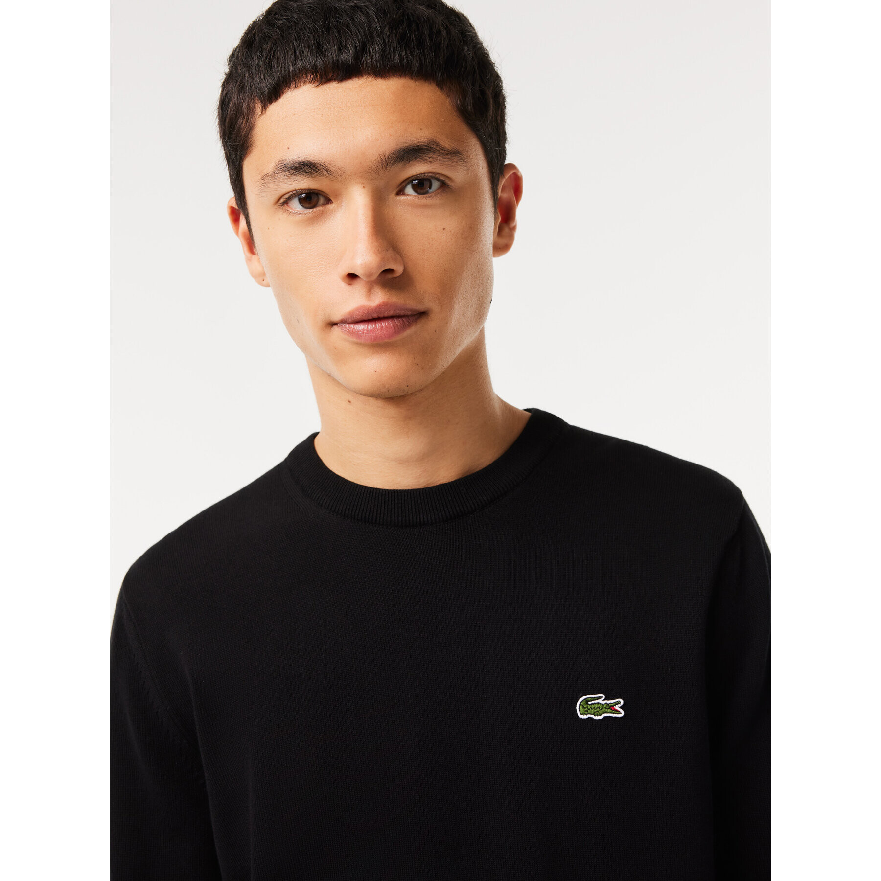 Lacoste Пуловер AH1985 Черен Regular Fit - Pepit.bg