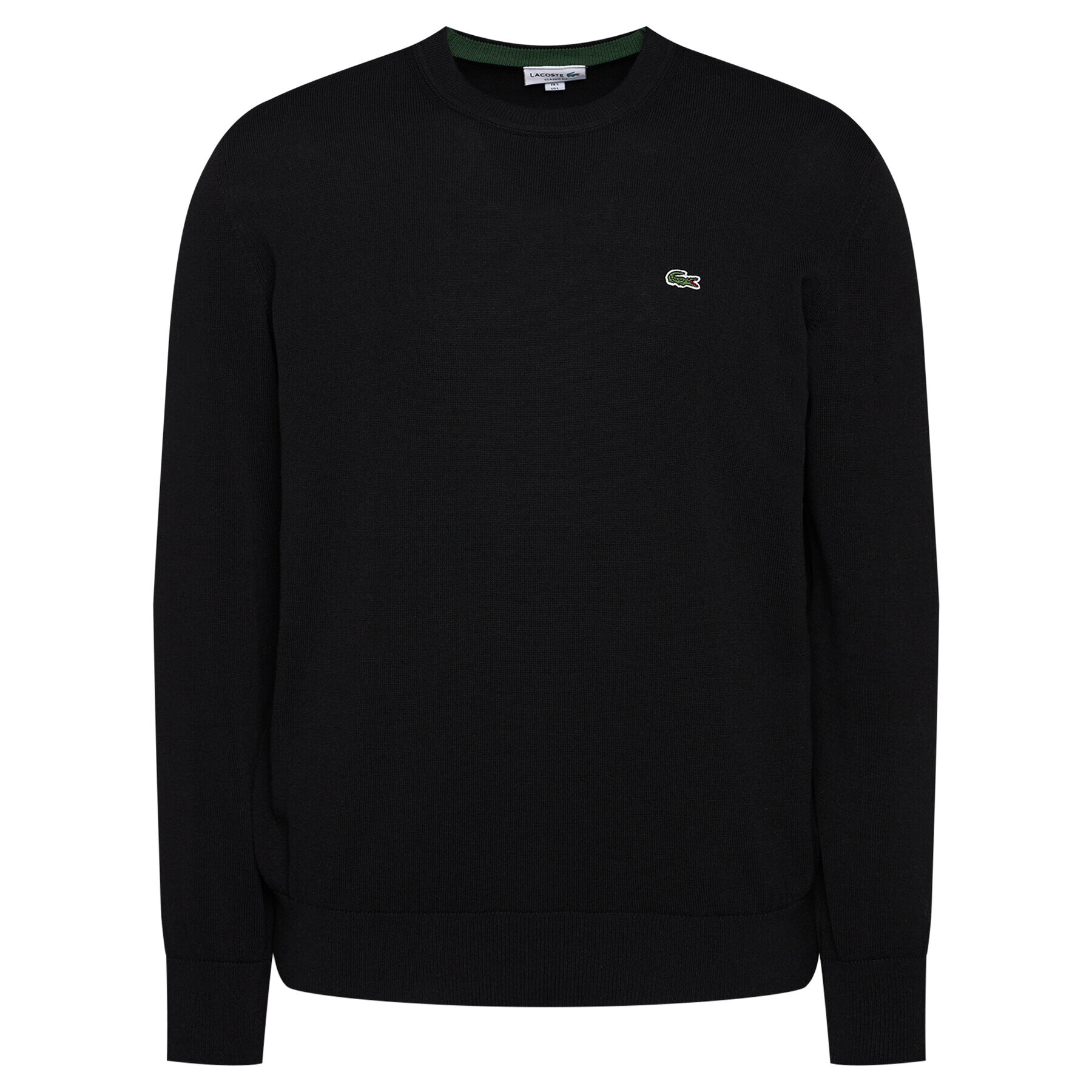 Lacoste Пуловер AH2193 Черен Classic Fit - Pepit.bg