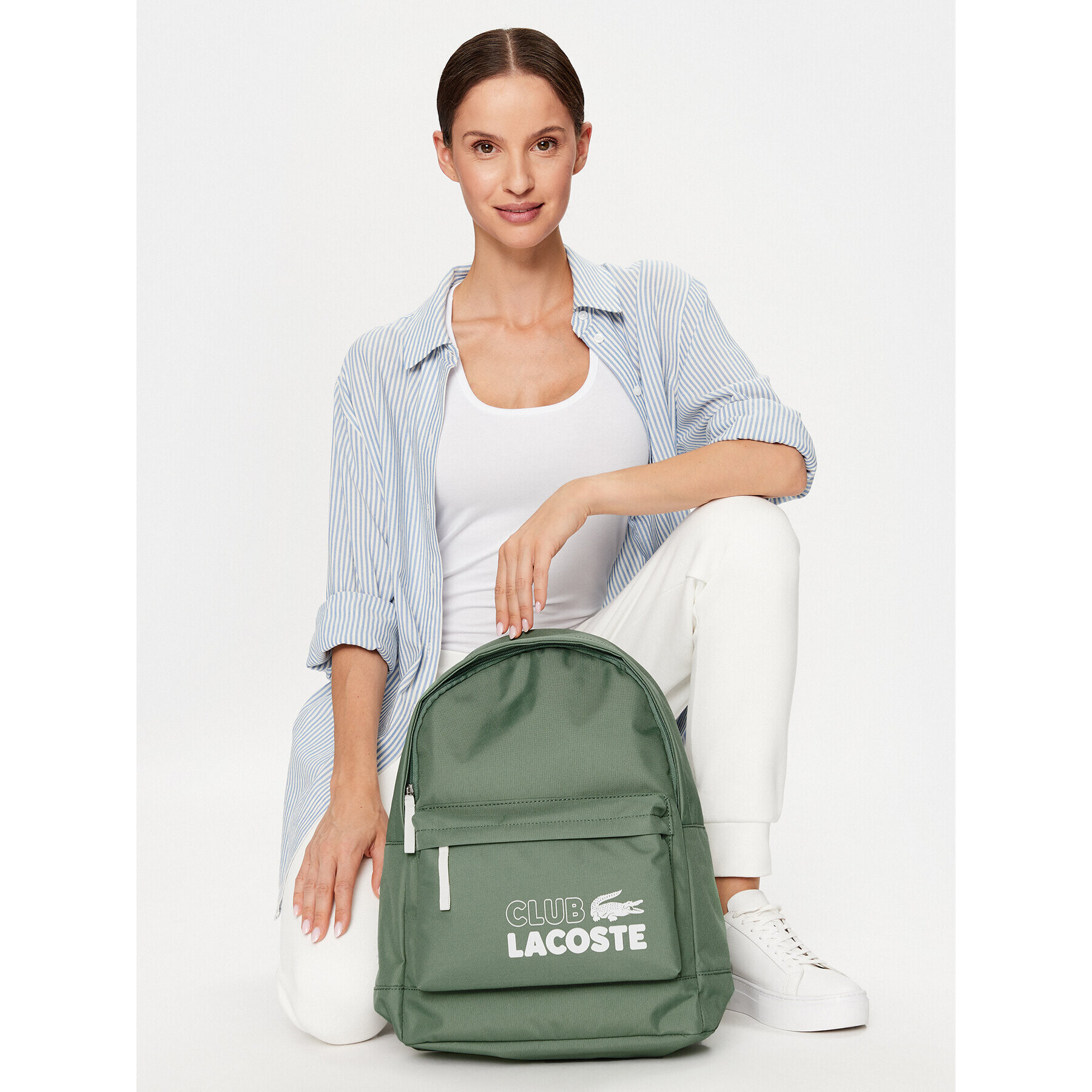 Lacoste Раница NU4220NZL75 Зелен - Pepit.bg