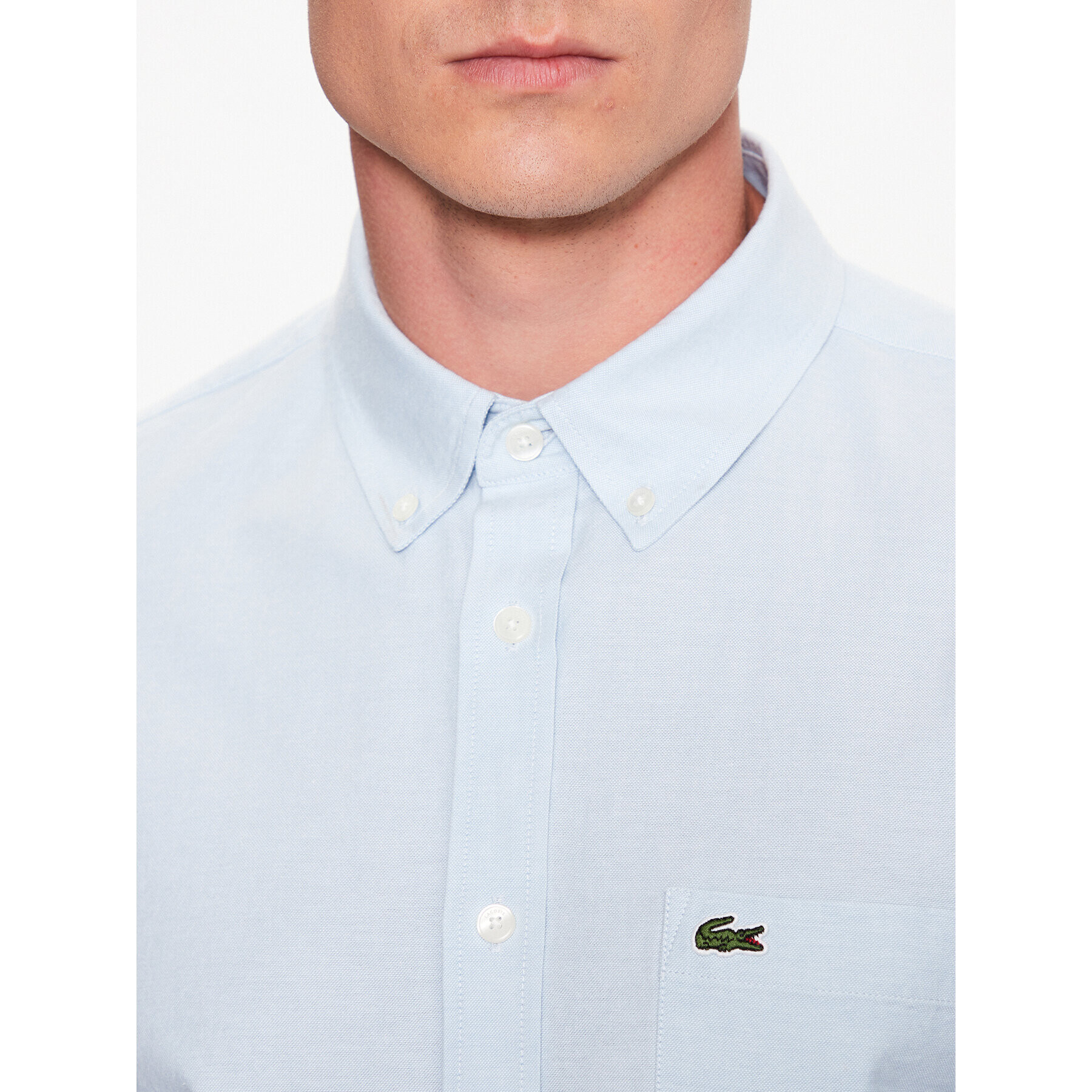 Lacoste Риза CH0219 Син Regular Fit - Pepit.bg