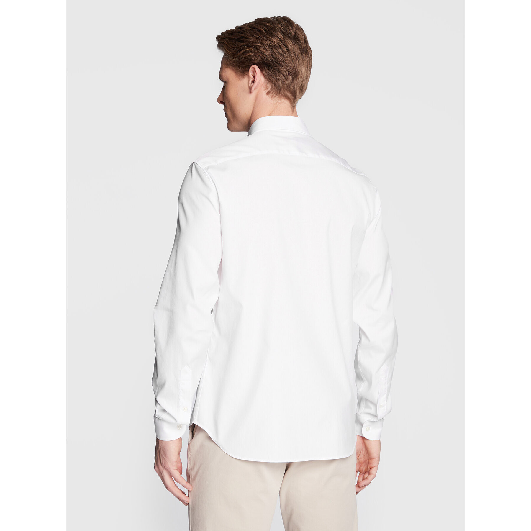 Lacoste Риза CH1843 Бял Slim Fit - Pepit.bg