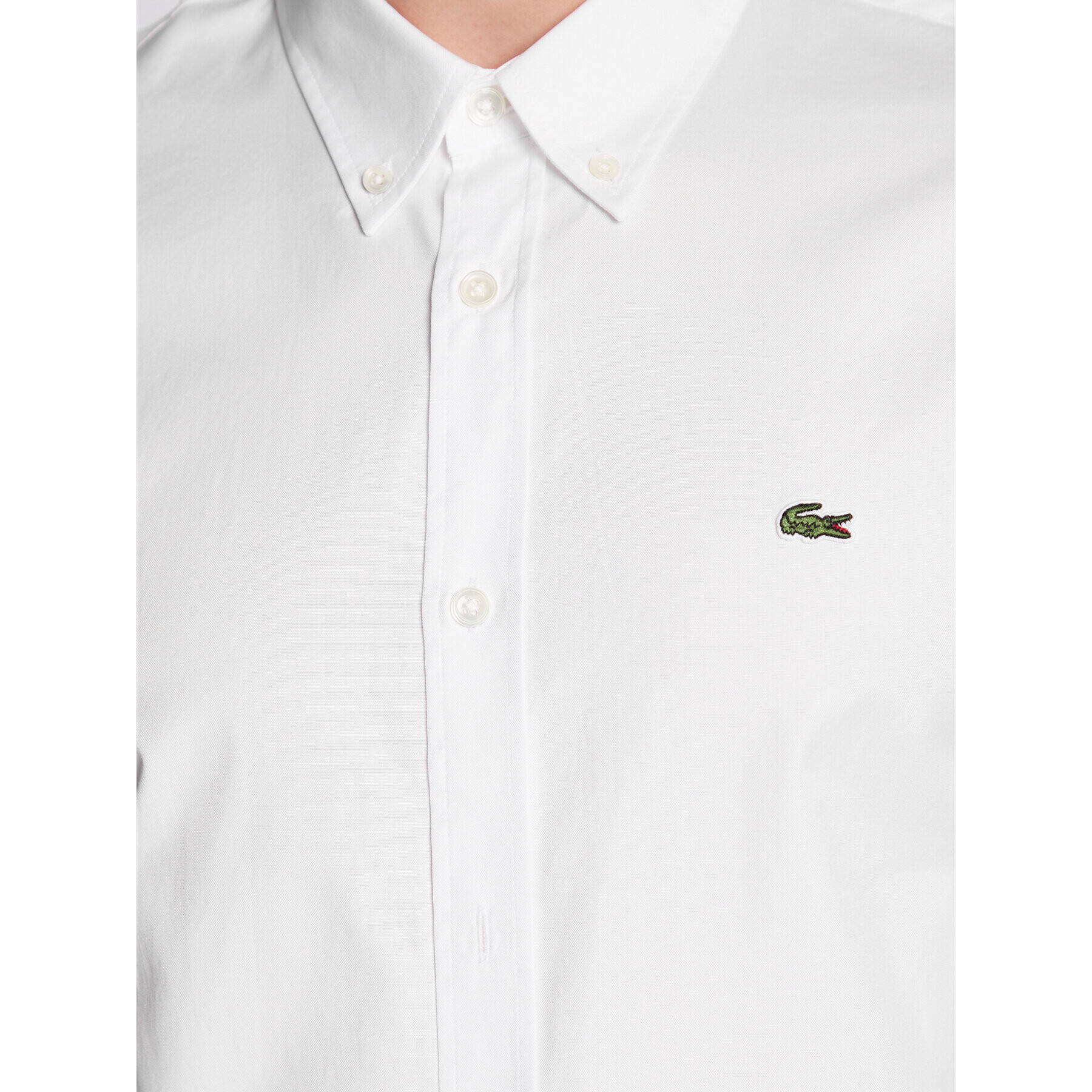 Lacoste Риза CH1843 Бял Slim Fit - Pepit.bg