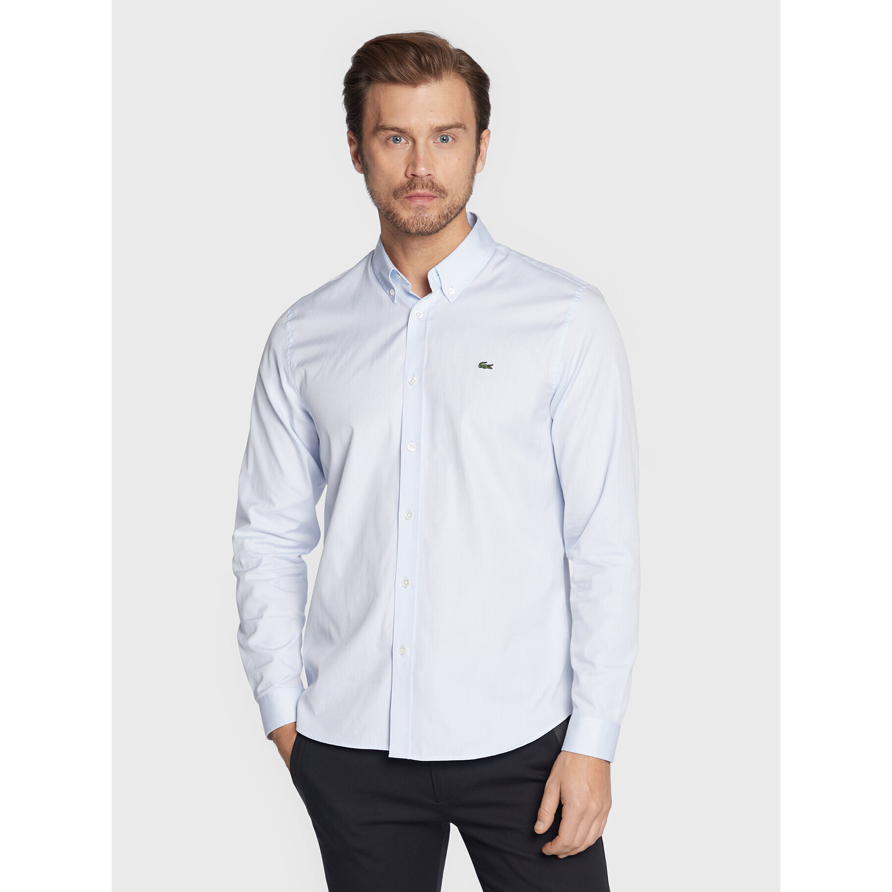 Lacoste Риза CH1843 Син Slim Fit - Pepit.bg