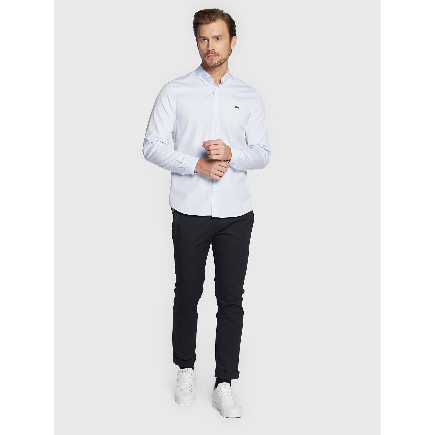 Lacoste Риза CH1843 Син Slim Fit - Pepit.bg