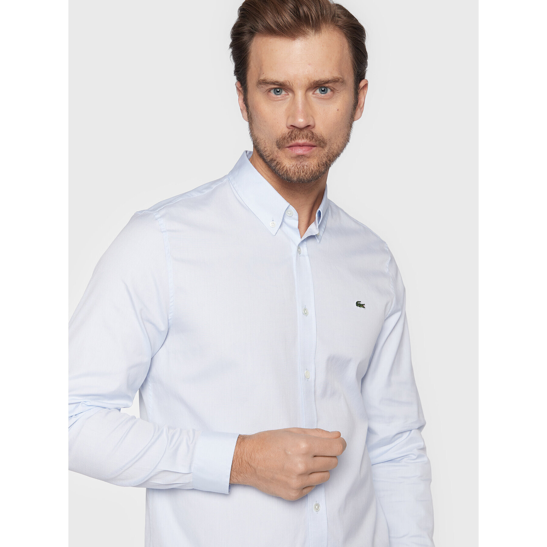 Lacoste Риза CH1843 Син Slim Fit - Pepit.bg