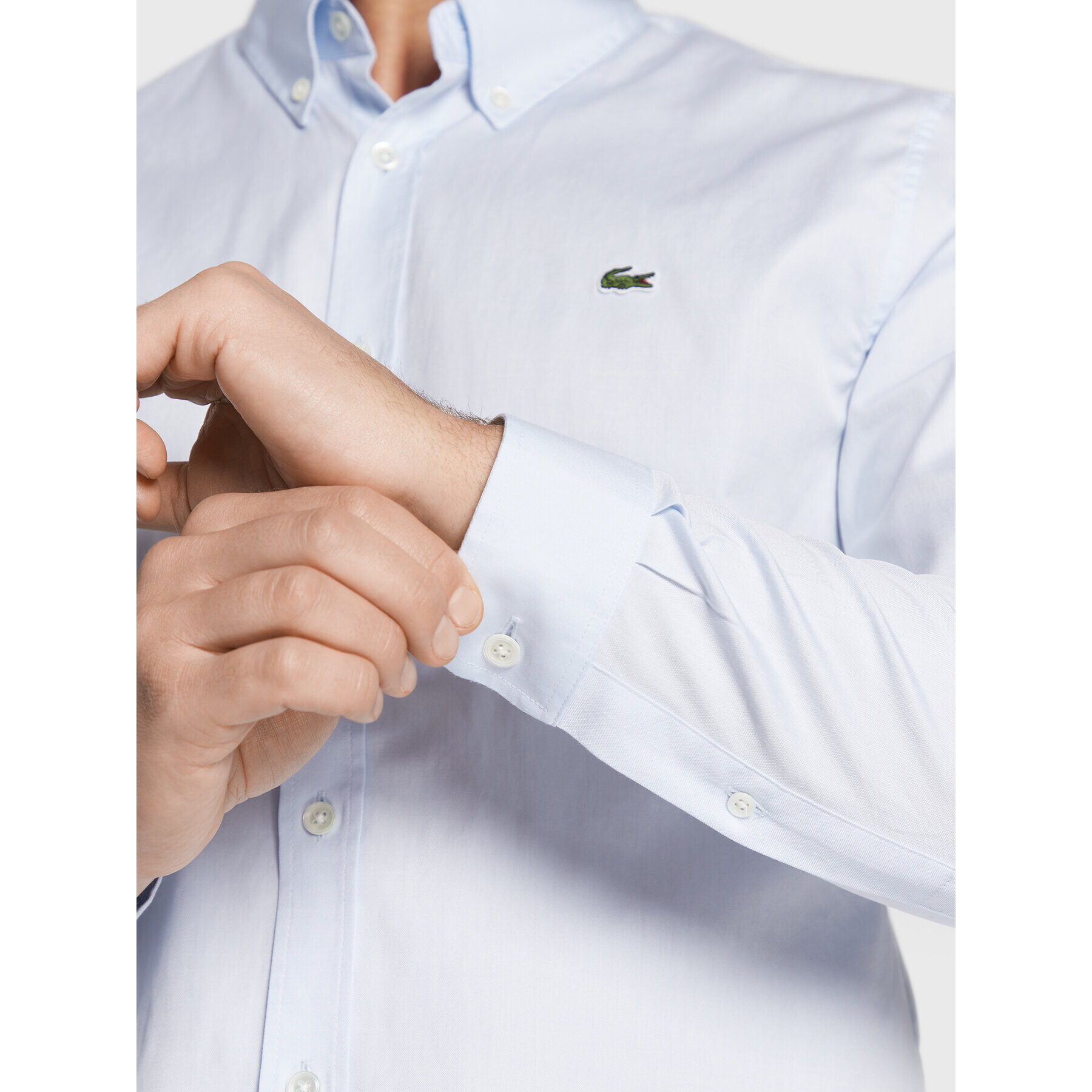 Lacoste Риза CH1843 Син Slim Fit - Pepit.bg