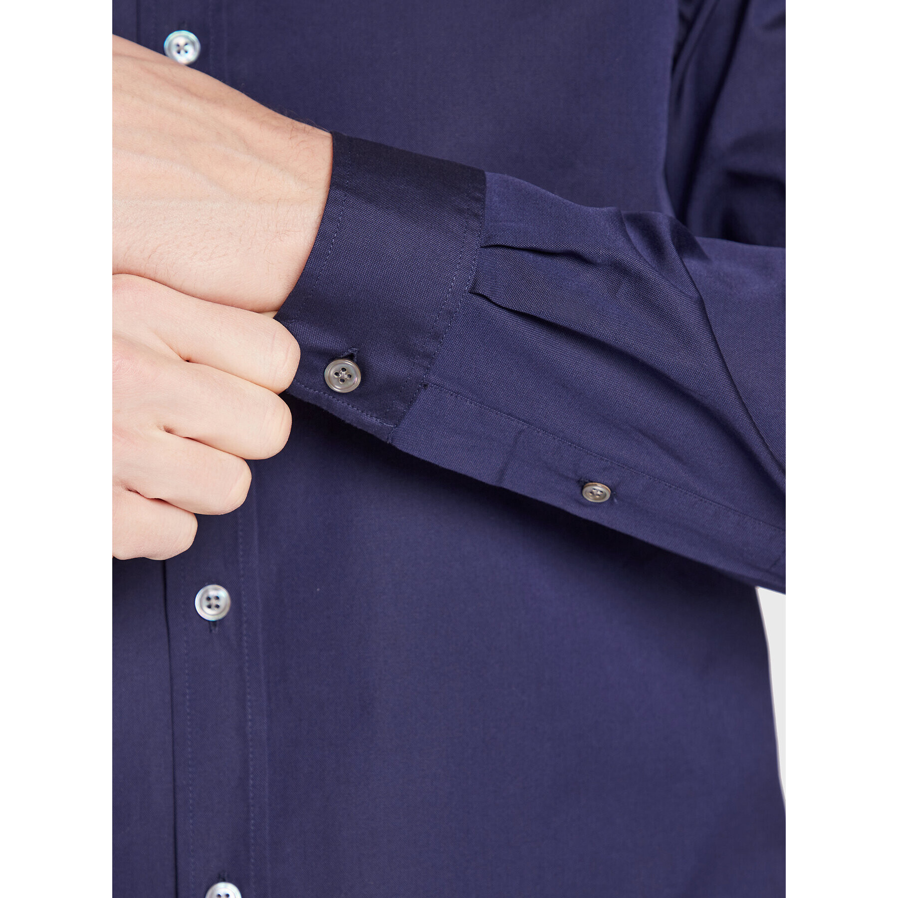 Lacoste Риза CH1843 Тъмносин Slim Fit - Pepit.bg