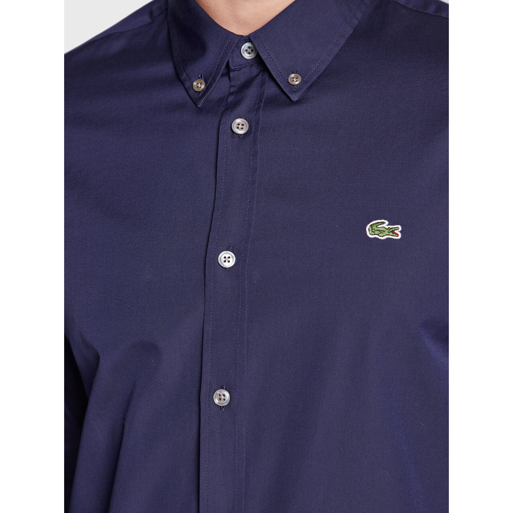 Lacoste Риза CH1843 Тъмносин Slim Fit - Pepit.bg