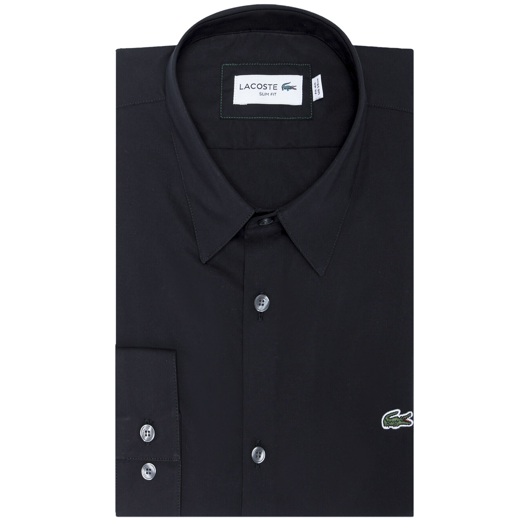 Lacoste Риза CH2668 Тъмносин Slim Fit - Pepit.bg