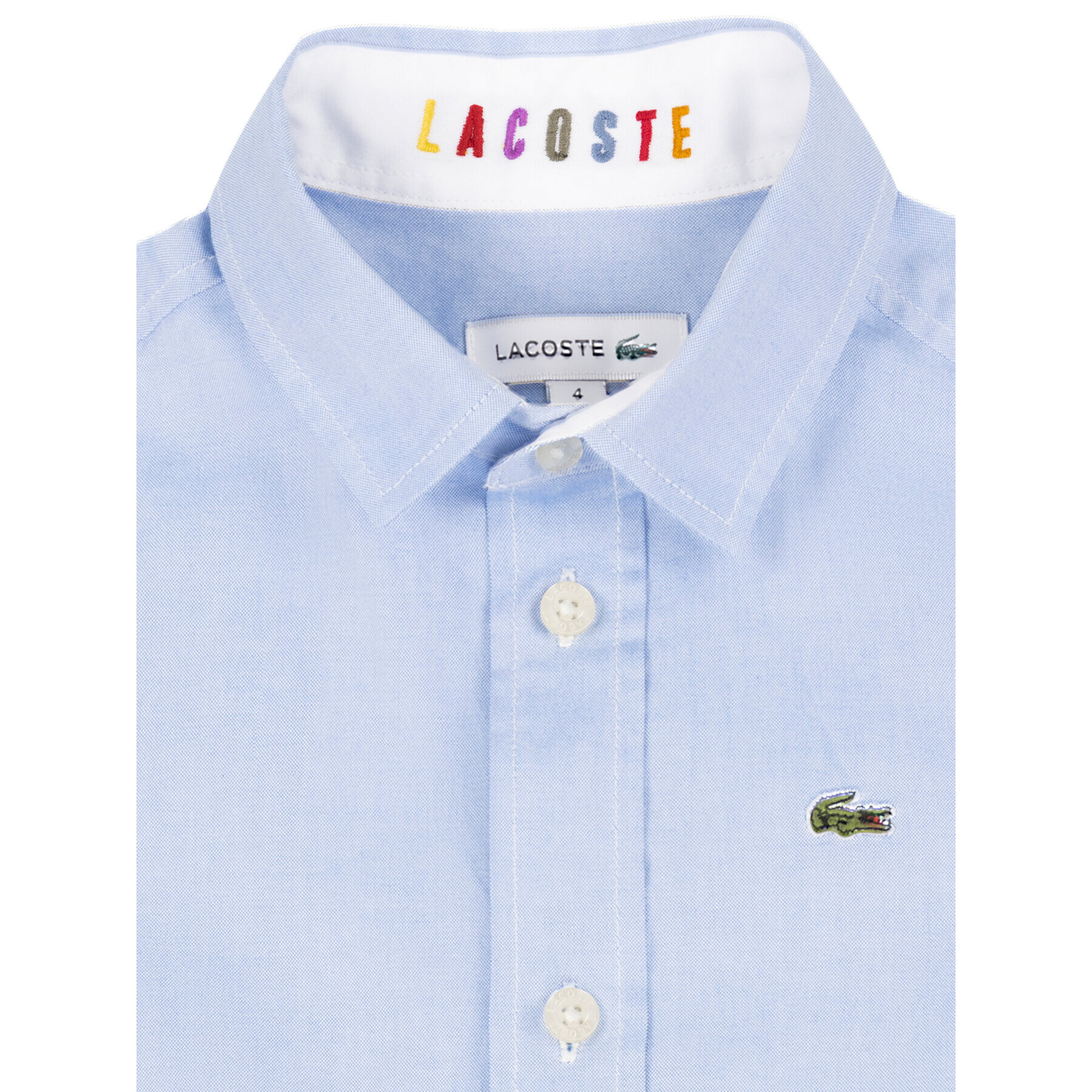 Lacoste Риза CJ8077 Син Regular Fit - Pepit.bg