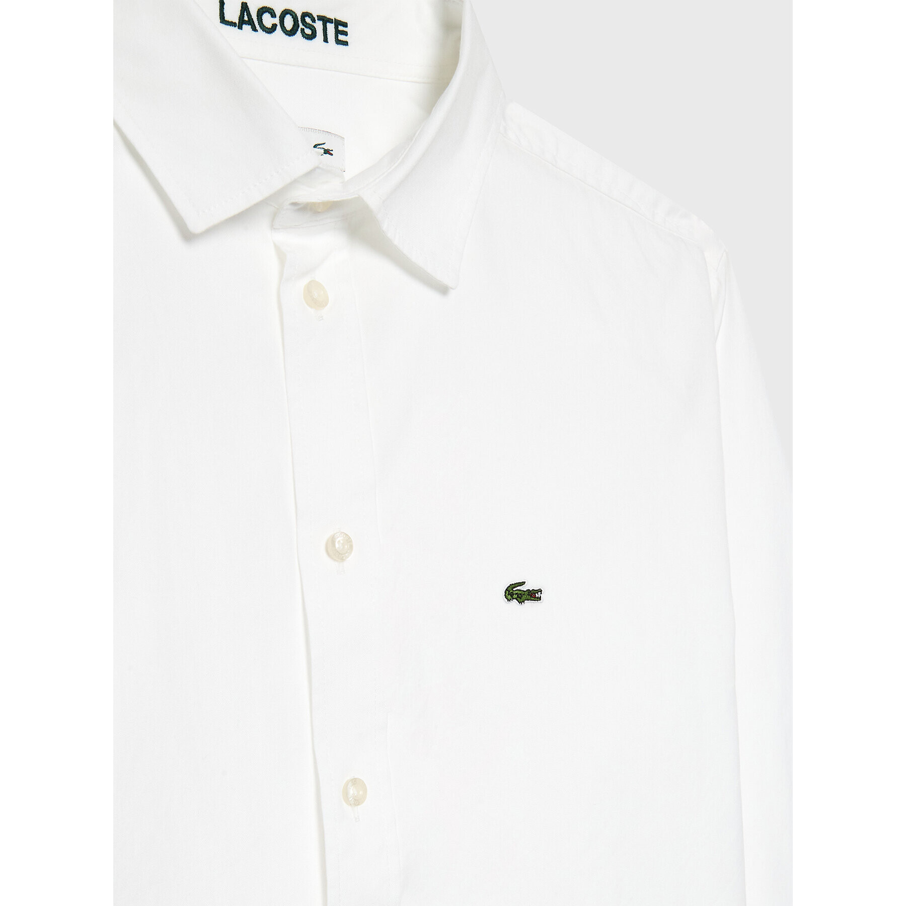 Lacoste Риза CJ9724 Бял Regular Fit - Pepit.bg