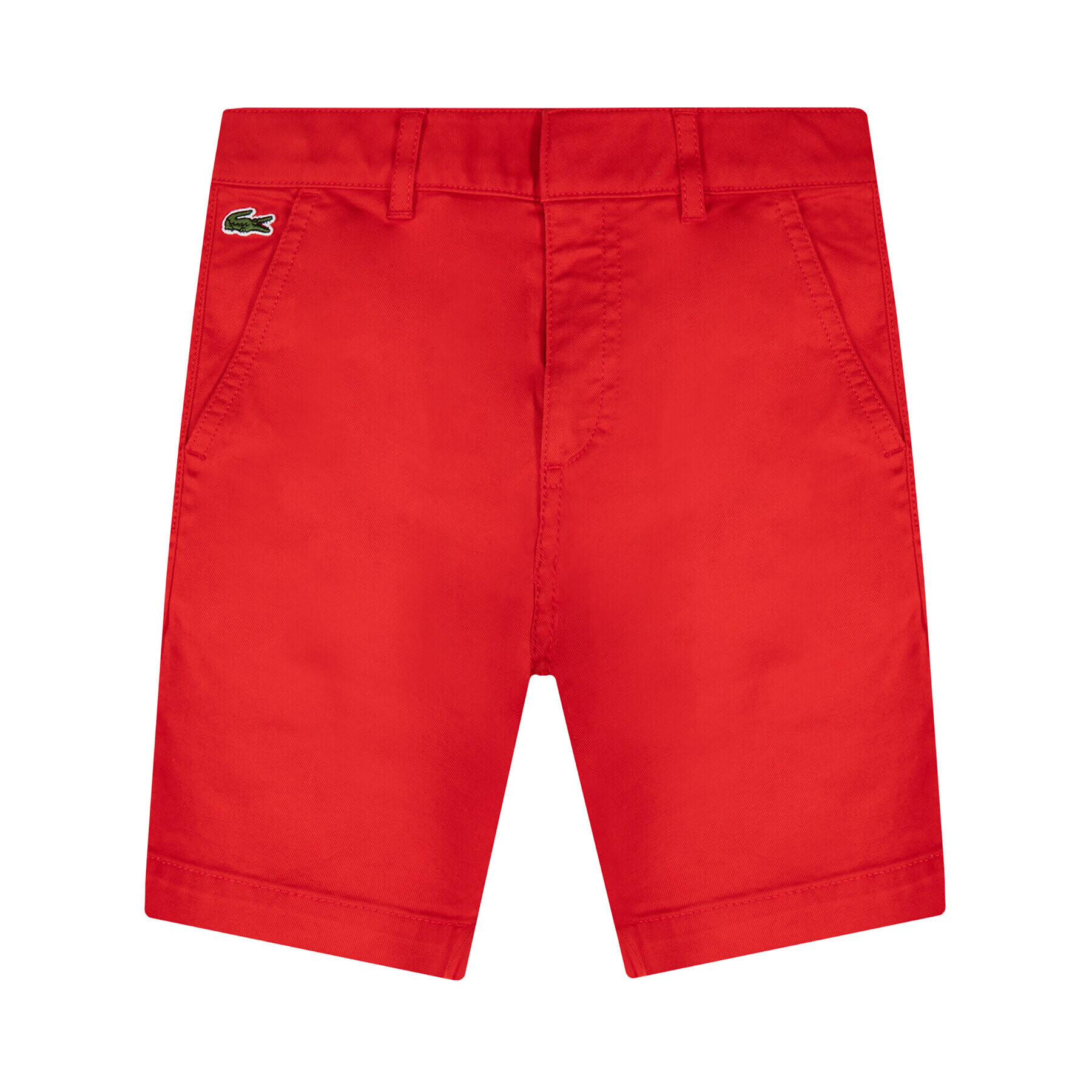 Lacoste Шорти от плат FJ9506 Червен Regular Fit - Pepit.bg