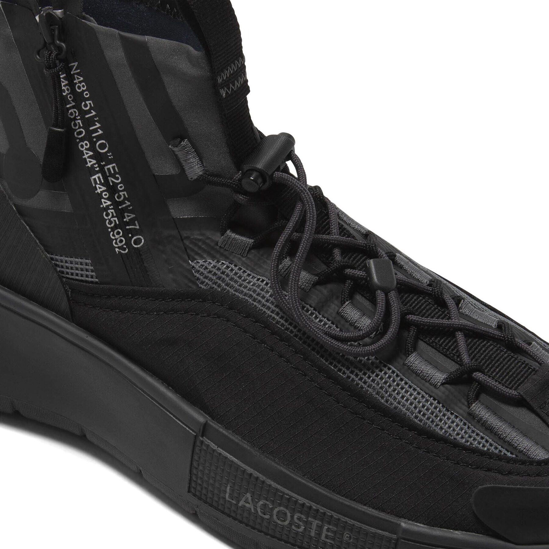 Lacoste Сникърси Audyssor Lite Sock Textile 746SMA0120 Черен - Pepit.bg