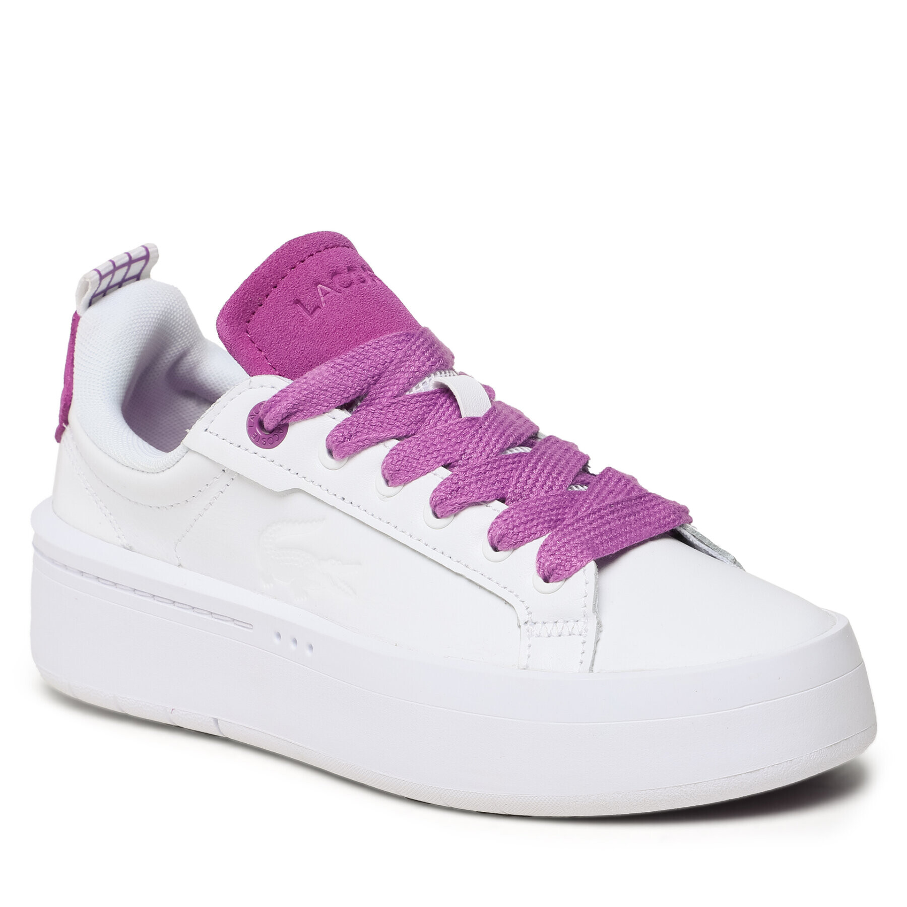 Lacoste Сникърси Carnaby Plat 123 1 Sfa 745SFA0040Z54 Бял - Pepit.bg