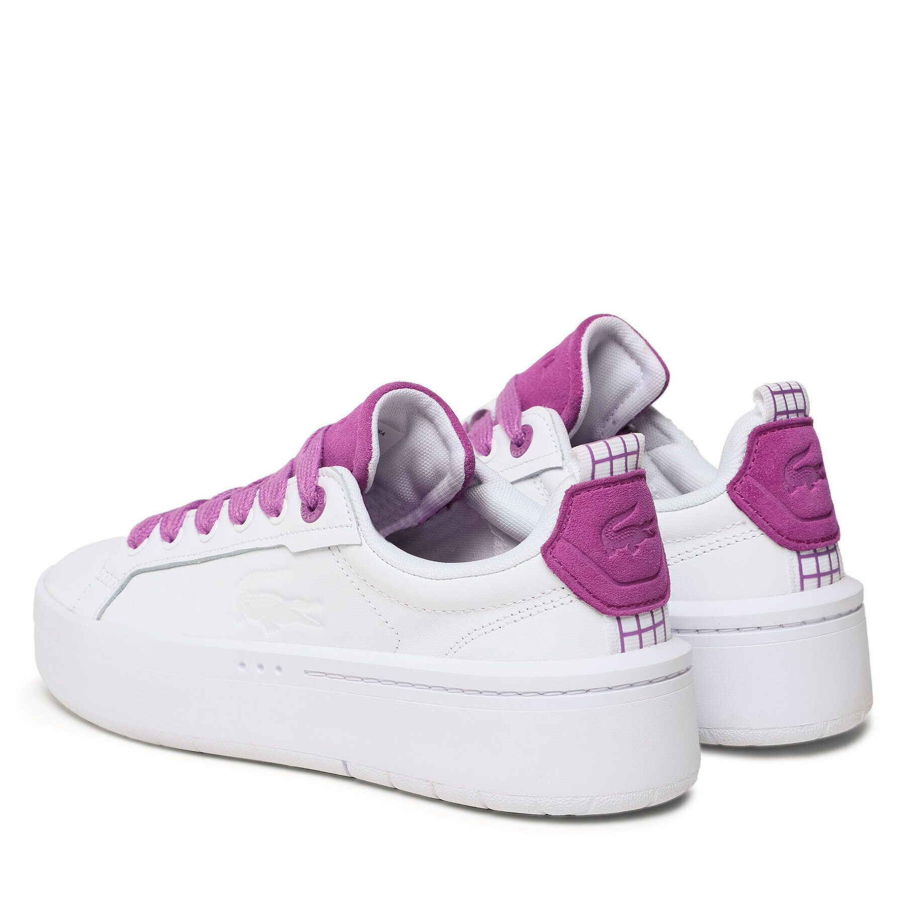 Lacoste Сникърси Carnaby Plat 123 1 Sfa 745SFA0040Z54 Бял - Pepit.bg