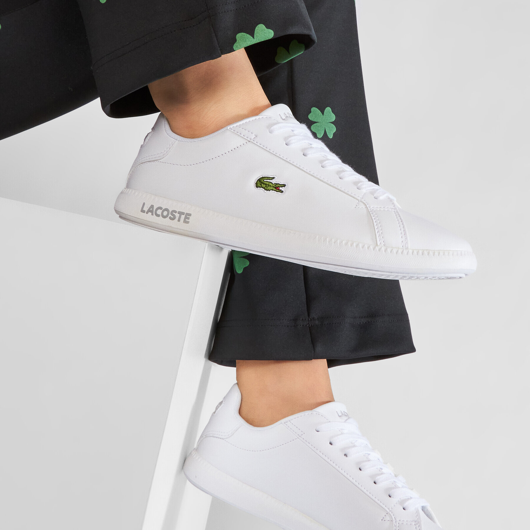 Lacoste Сникърси Graduate Bl 21 1 Sfa 7-41SFA004221G Бял - Pepit.bg