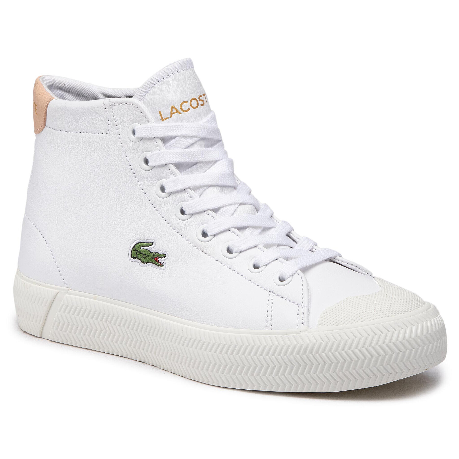 Lacoste Сникърси Gripshot Mid 0120 5 Cfa 7-40CFA005283J Бял - Pepit.bg