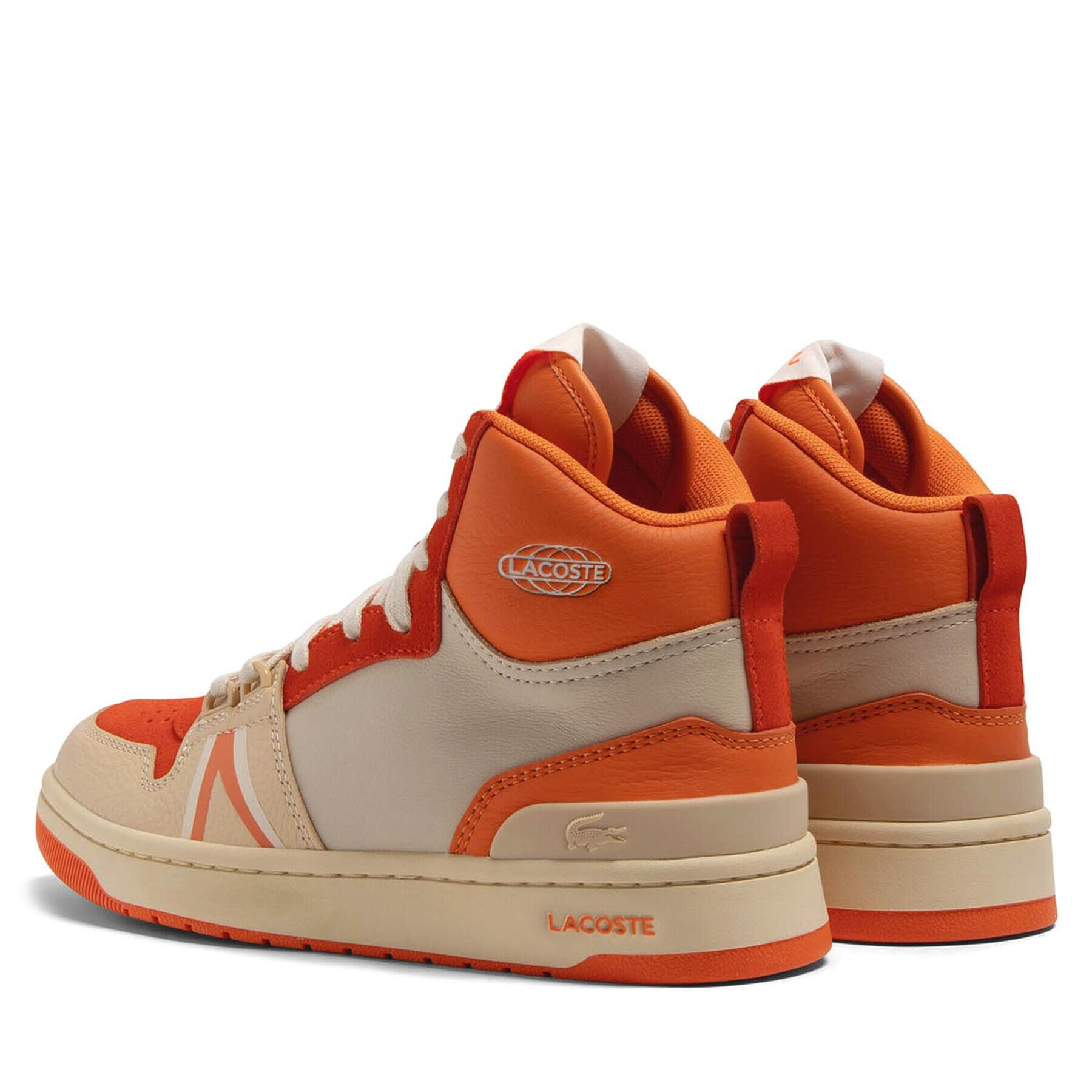 Lacoste Сникърси L001 Mid 223 3 Sfa Оранжев - Pepit.bg