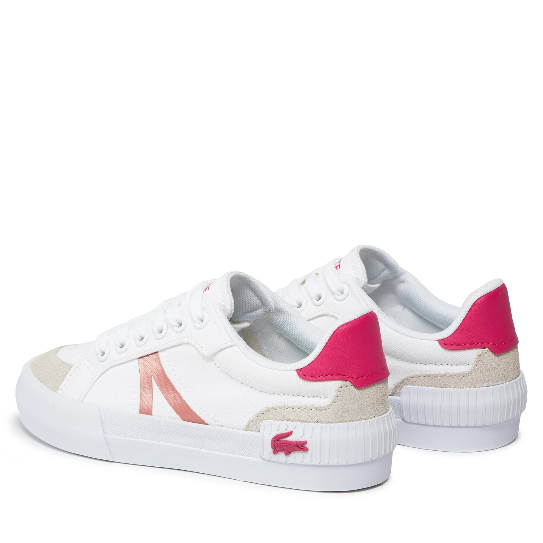 Lacoste Сникърси L004 223 2 Cuj 746CUJ0001 Бял - Pepit.bg