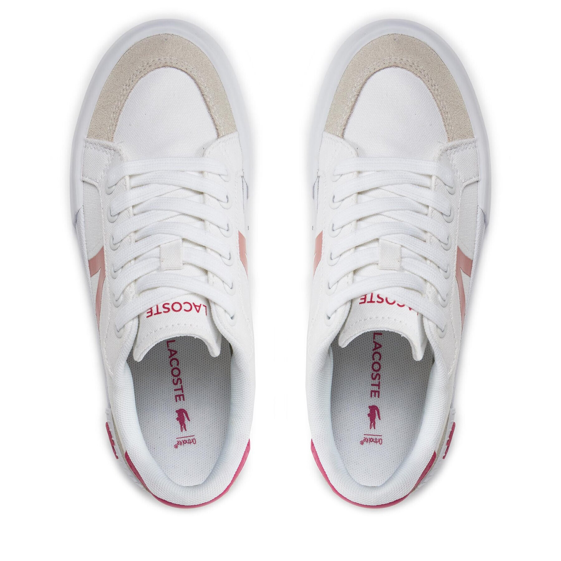 Lacoste Сникърси L004 223 2 Cuj 746CUJ0001 Бял - Pepit.bg