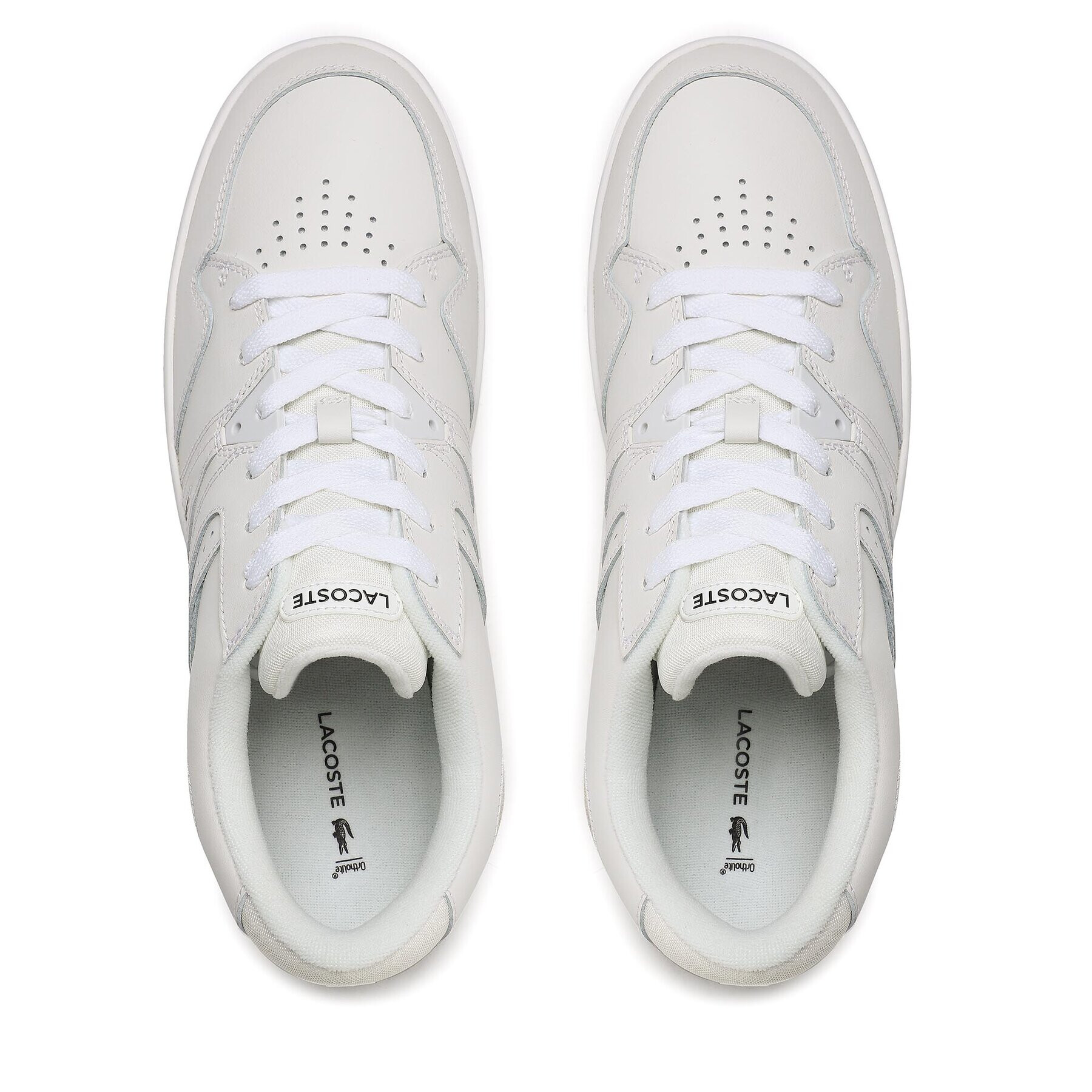 Lacoste Сникърси L005 222 2 Sma 744SMA011521G Бял - Pepit.bg