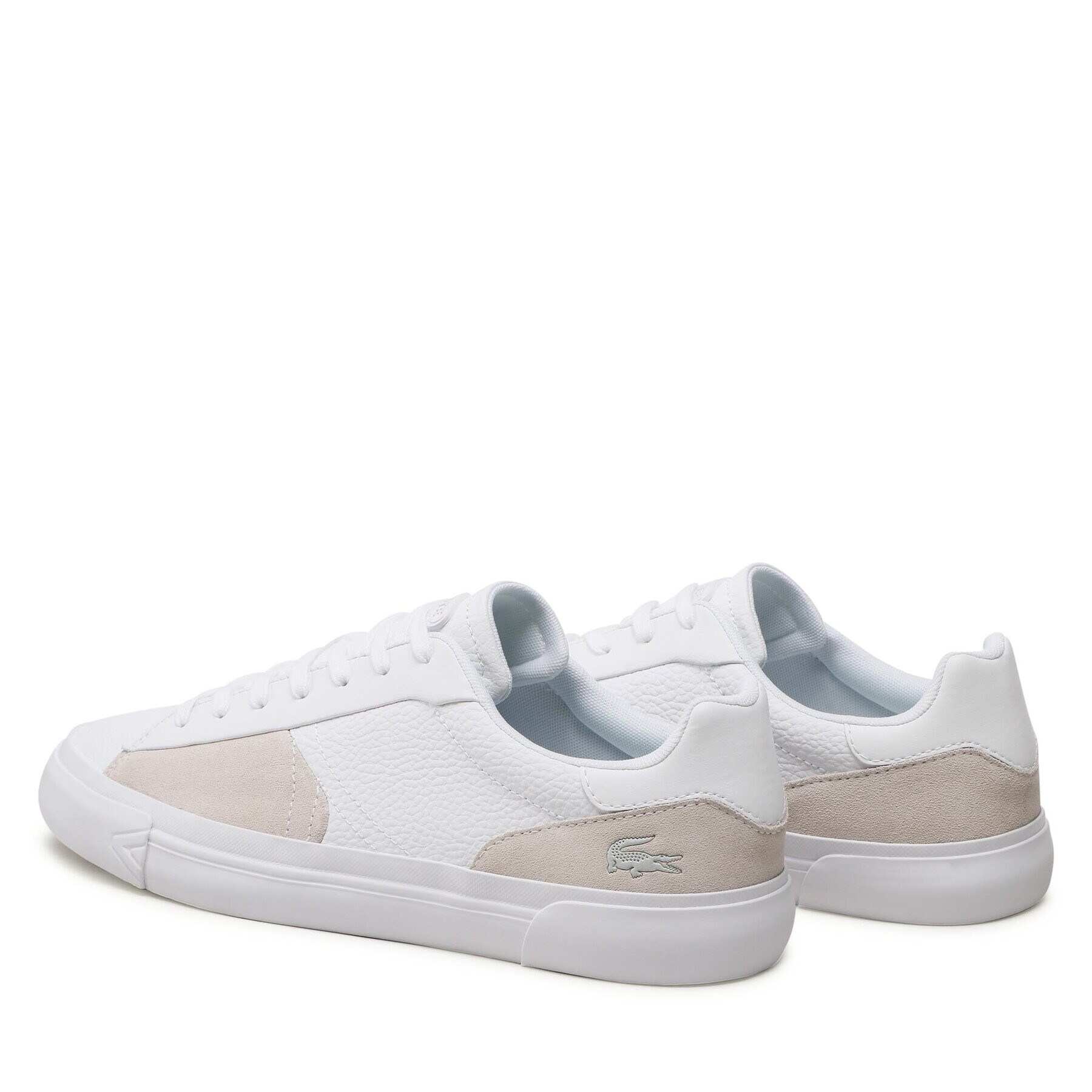 Lacoste Сникърси L006 222 1 Sma 744SMA002121G Бял - Pepit.bg