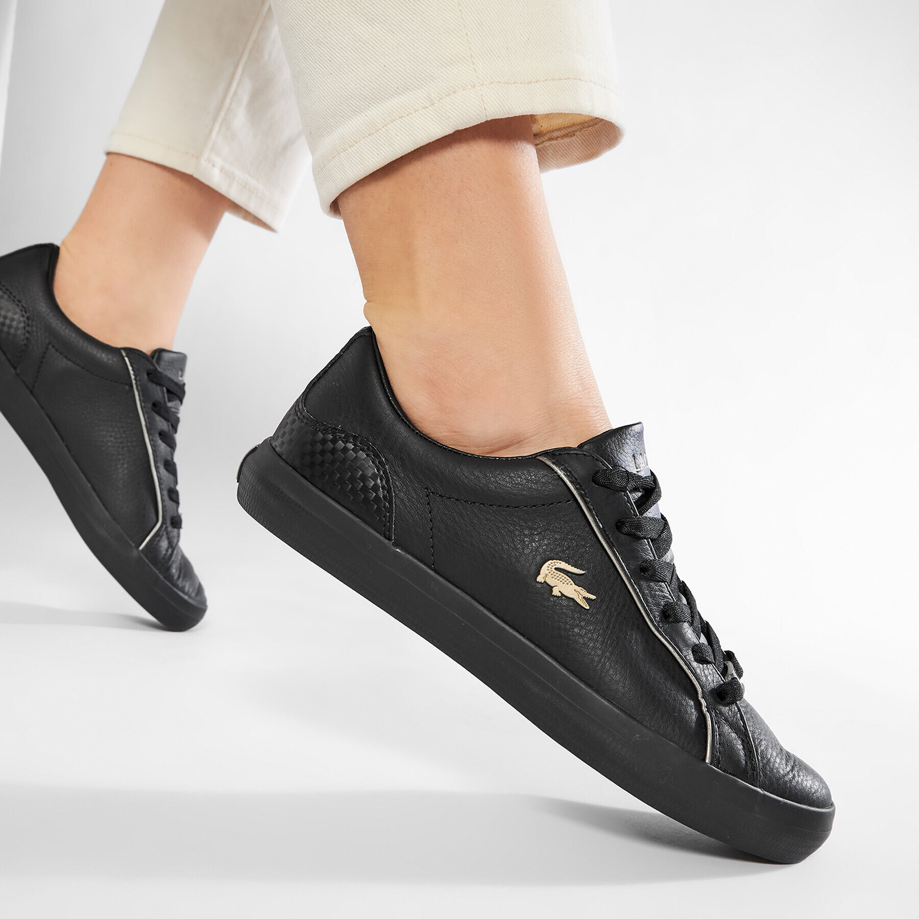 Lacoste Сникърси Lerond 0721 1 Cfa 7-41CFA004702H Черен - Pepit.bg