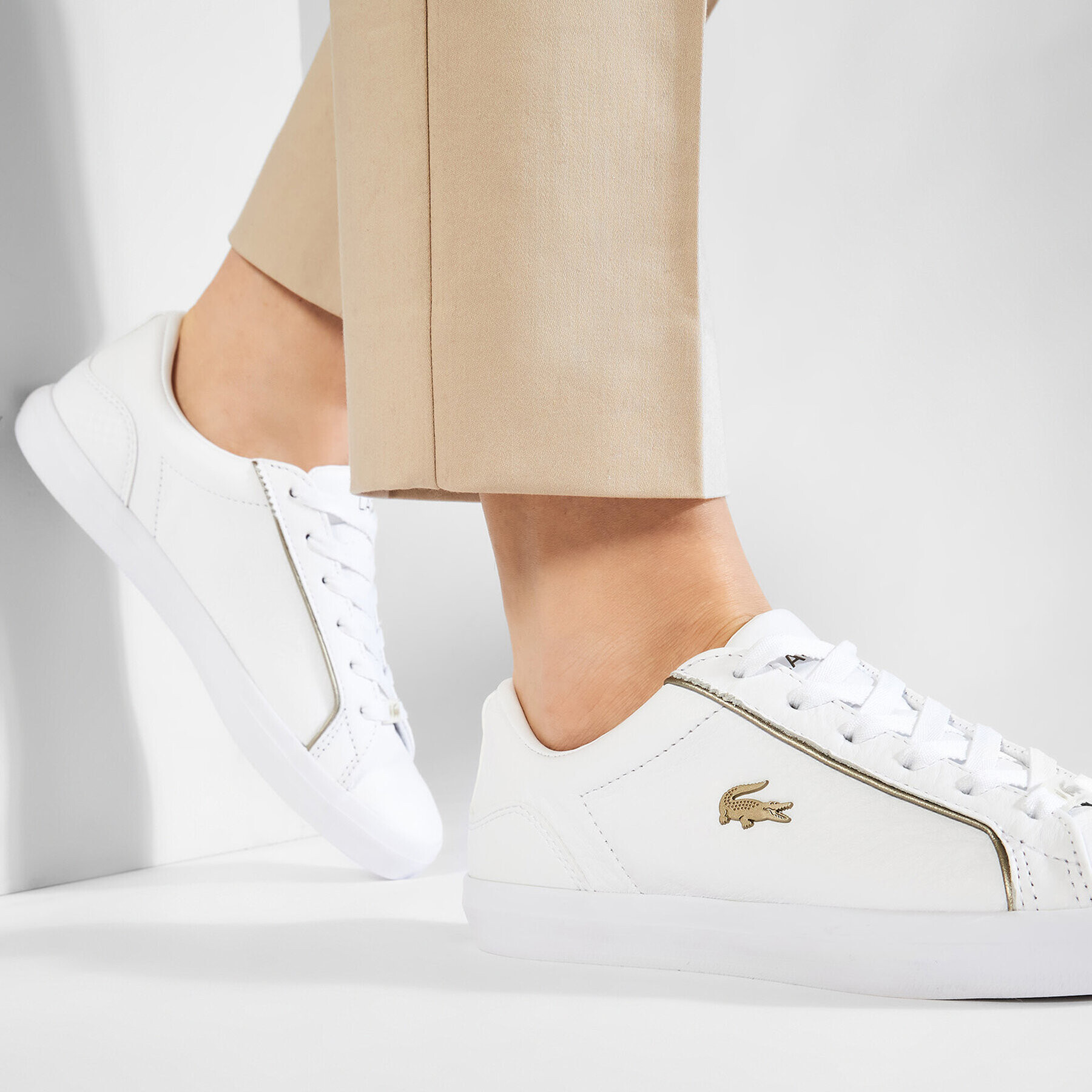 Lacoste Сникърси Lerond 0721 1 Cfa 7-41CFA004721G Бял - Pepit.bg