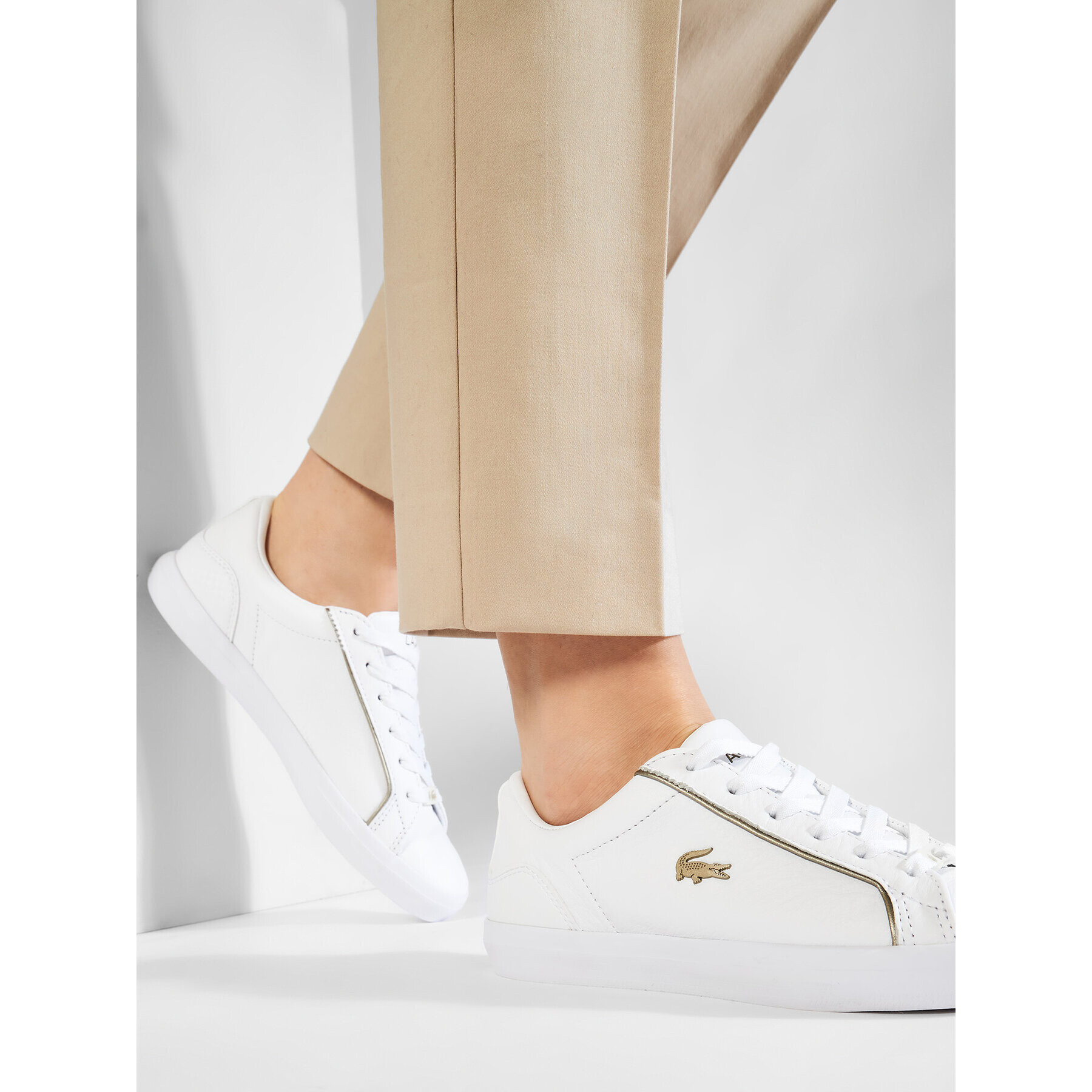 Lacoste Сникърси Lerond 0721 1 Cfa 7-41CFA004721G Бял - Pepit.bg