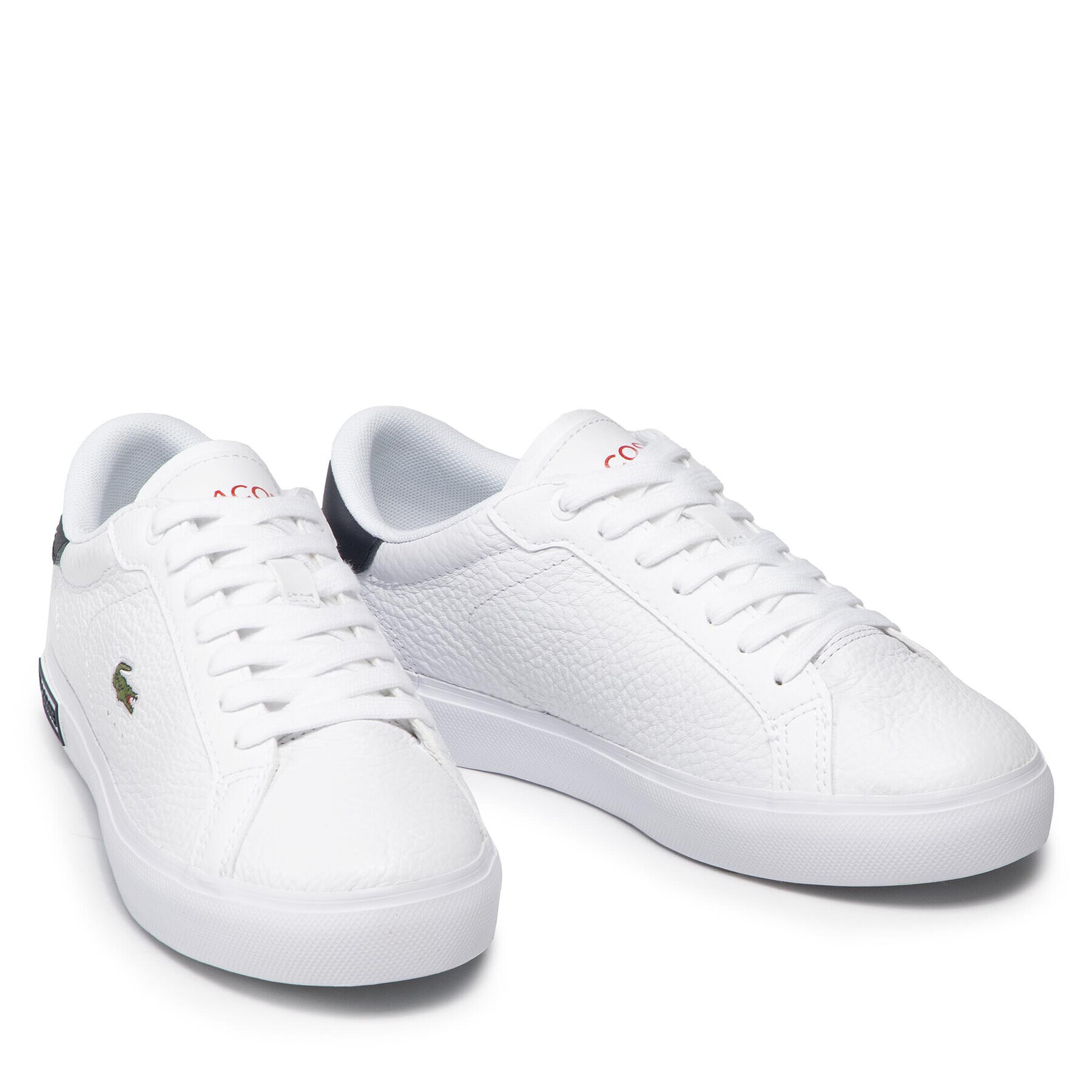 Lacoste Сникърси Powercourt 0721 2 Sfa 7-41SFA0048407 Бял - Pepit.bg