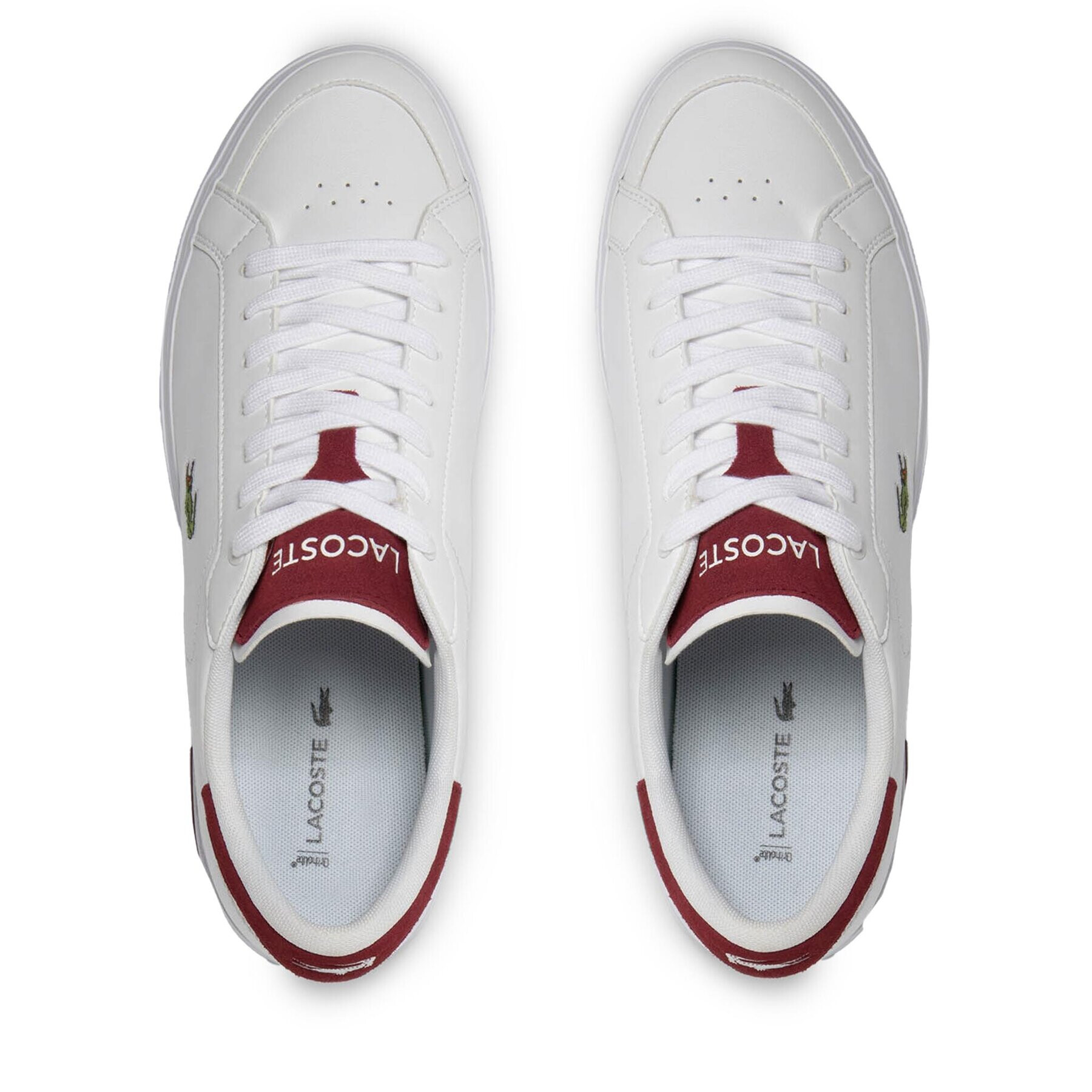Lacoste Сникърси Powercourt 746SMA0018 Бял - Pepit.bg