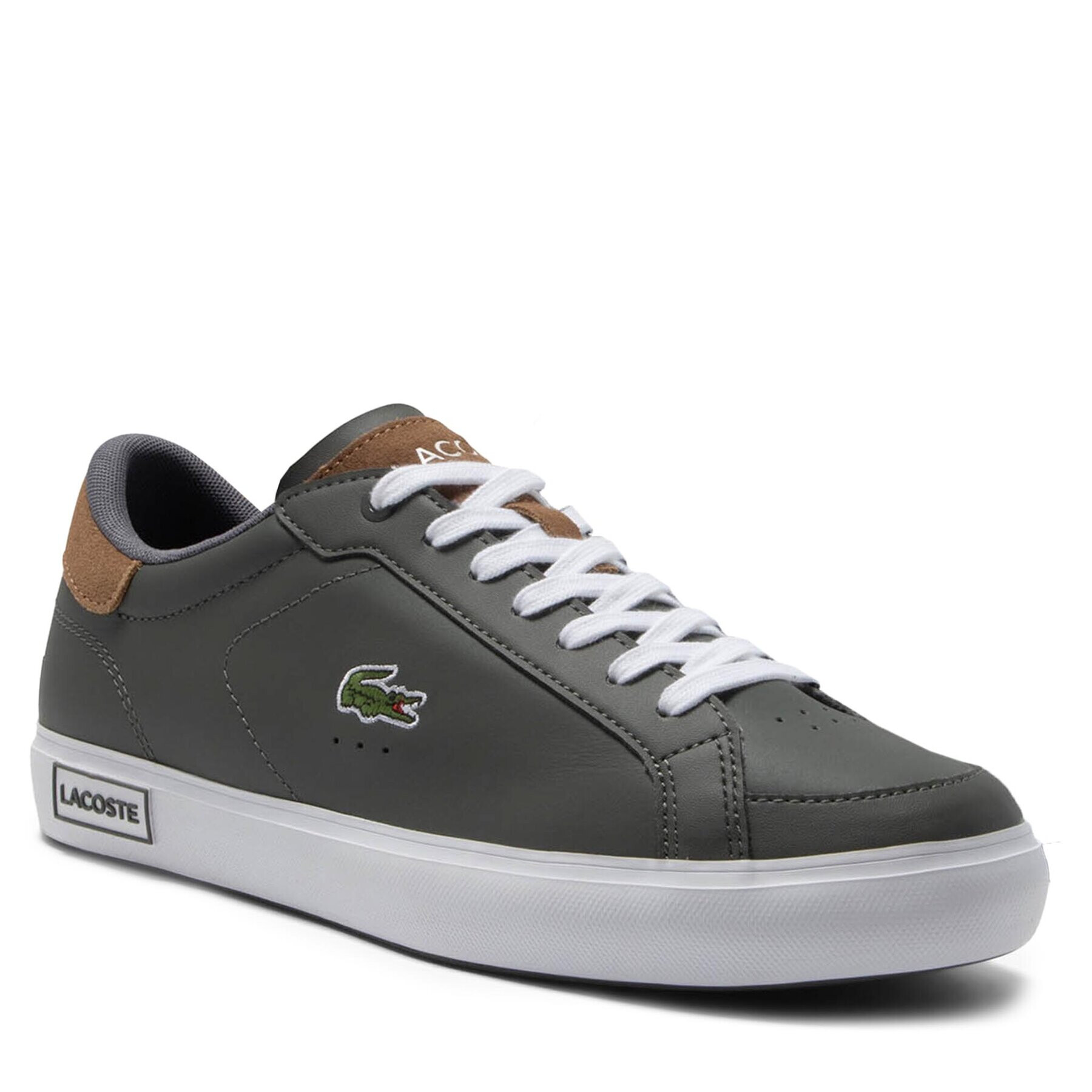 Lacoste Сникърси Powercourt 746SMA0018 Сив - Pepit.bg